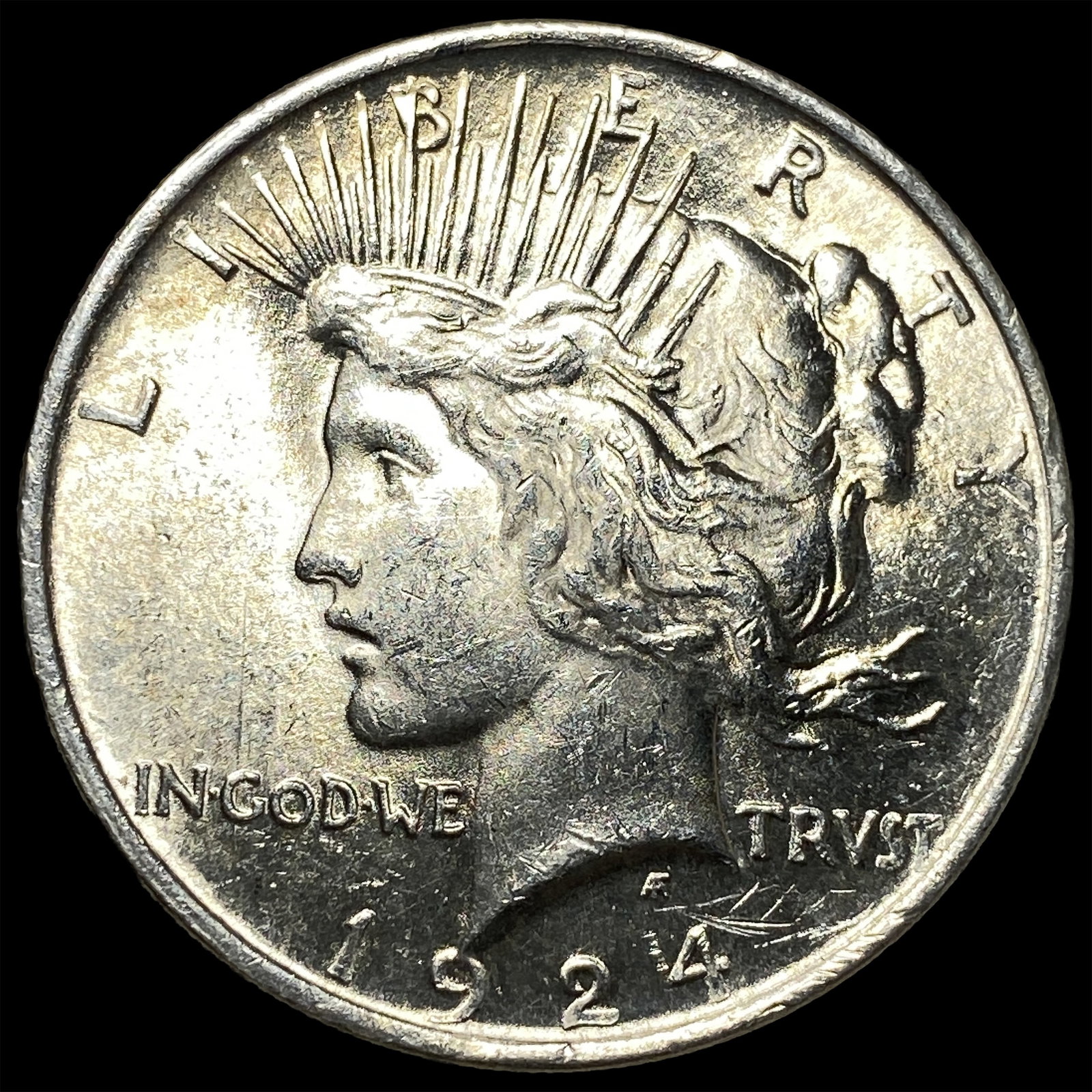 1924 Silver Peace Dollar UNCIRCULATED: 1924 Silver Peace Dollar UNCIRCULATED