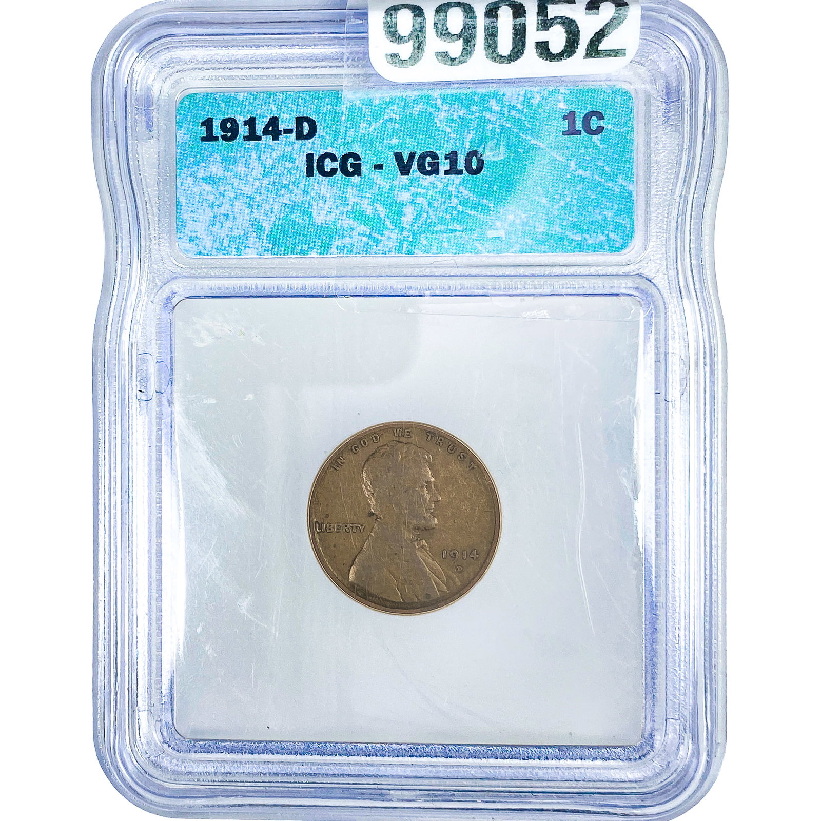 1914-D Wheat Cent ICG VG10: 1914-D Wheat Cent ICG VG10