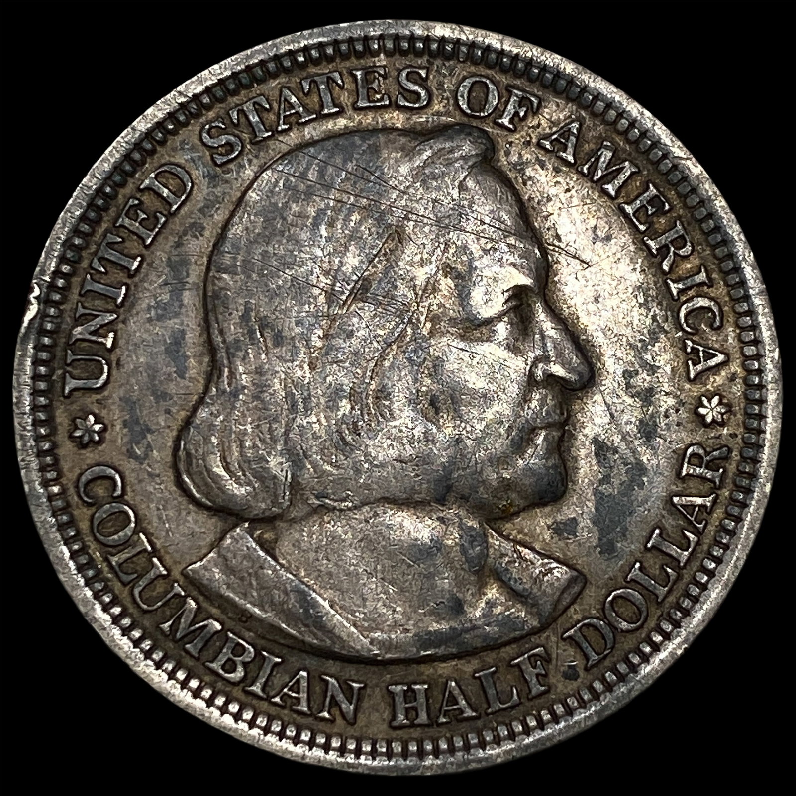 1893 Silver Columbian Half Dollar NEARLY UNCIRCULATED (1 of 2)