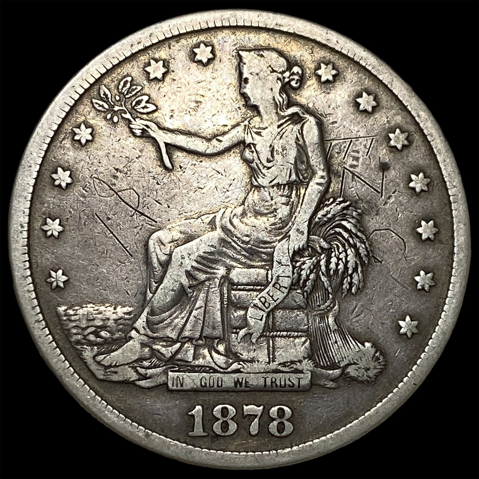 1878-S Silver Trade Dollar HIGH GRADE: 1878-S Silver Trade Dollar HIGH GRADE