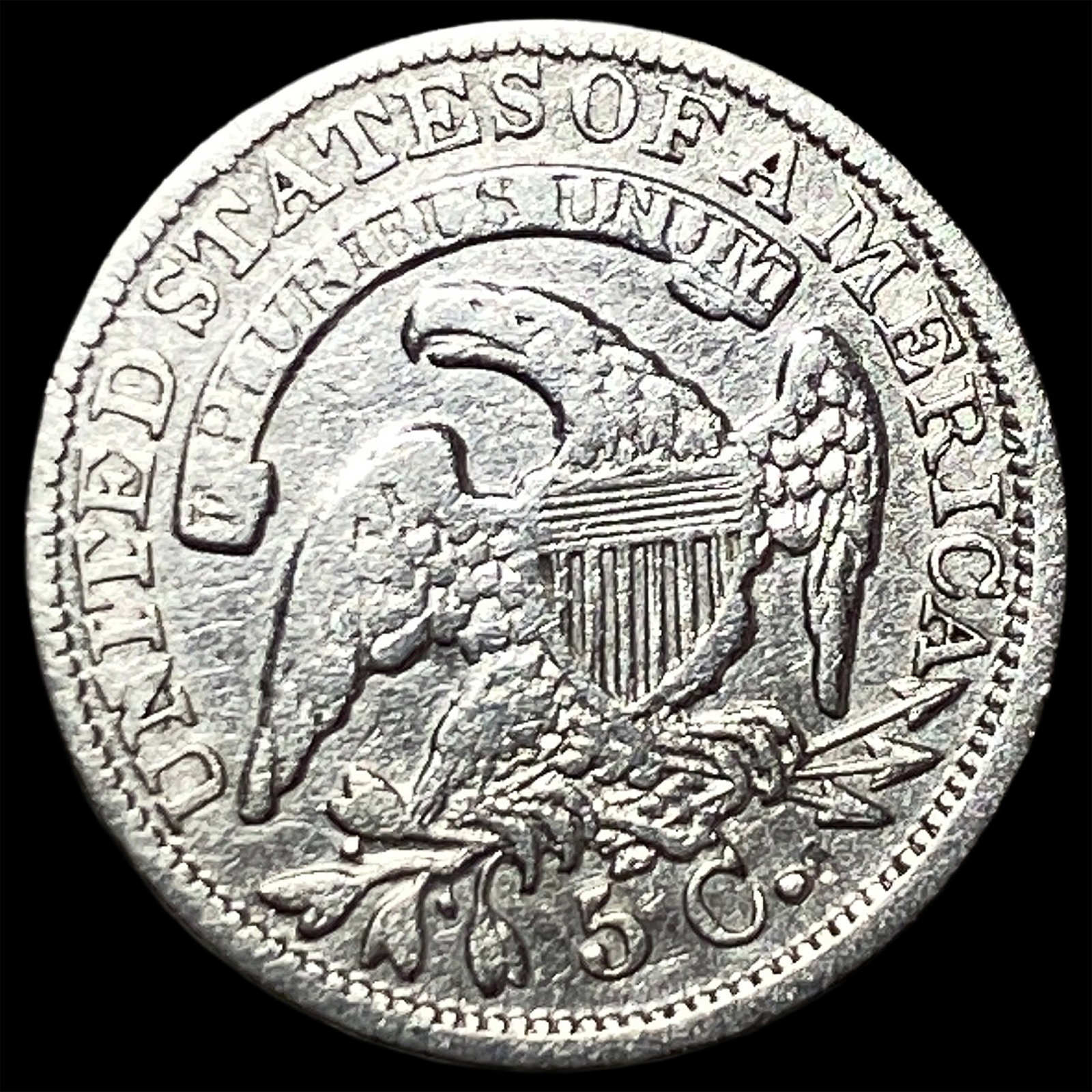 1835 Capped Bust Half Dime ABOUT UNCIRCULATED - 2