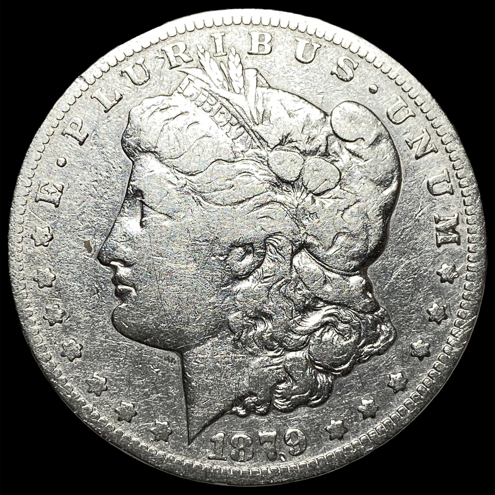 1879-CC Silver Morgan Dollar LIGHTLY CIRCULATED (1 of 2)