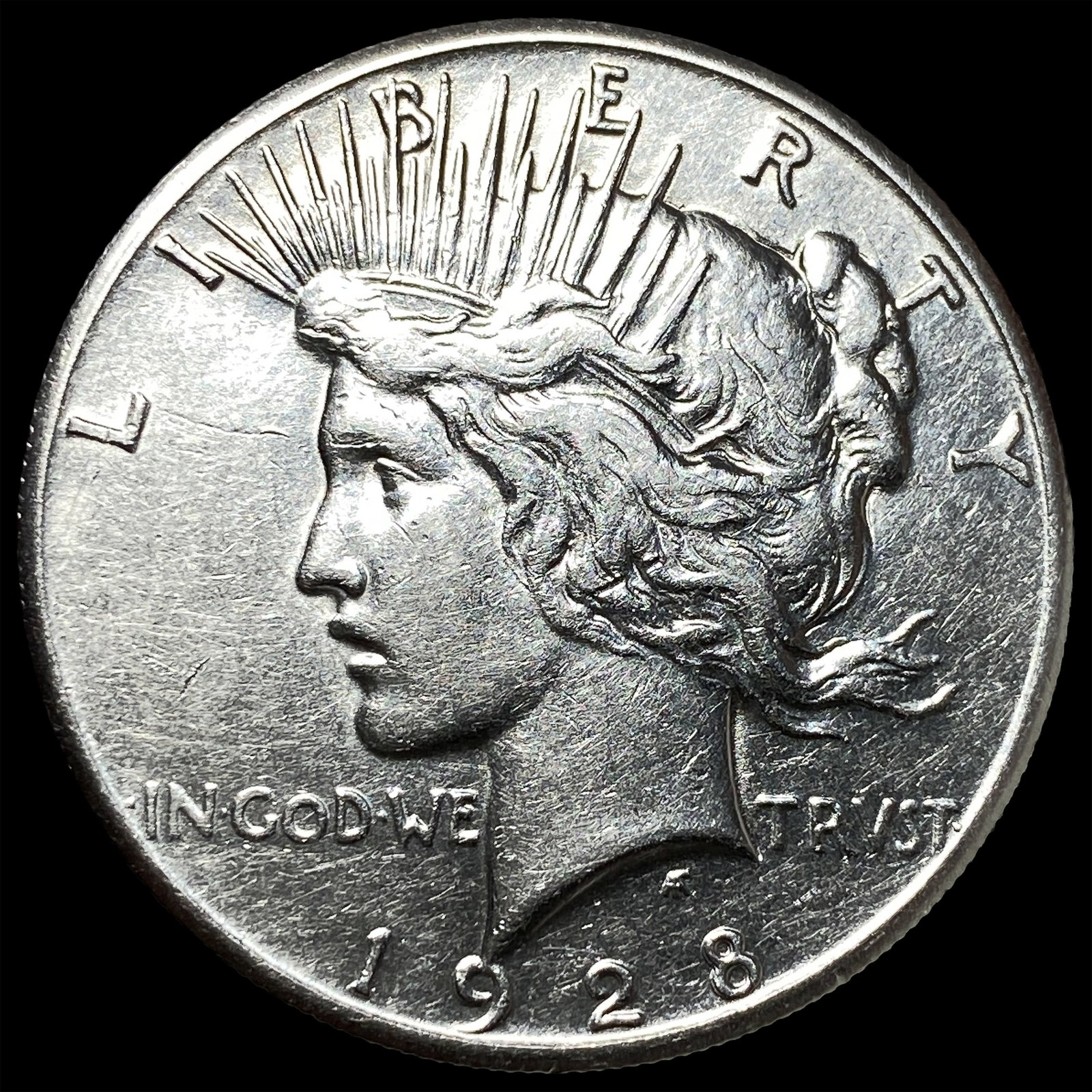 1928 Silver Peace Dollar CHOICE AU (1 of 2)