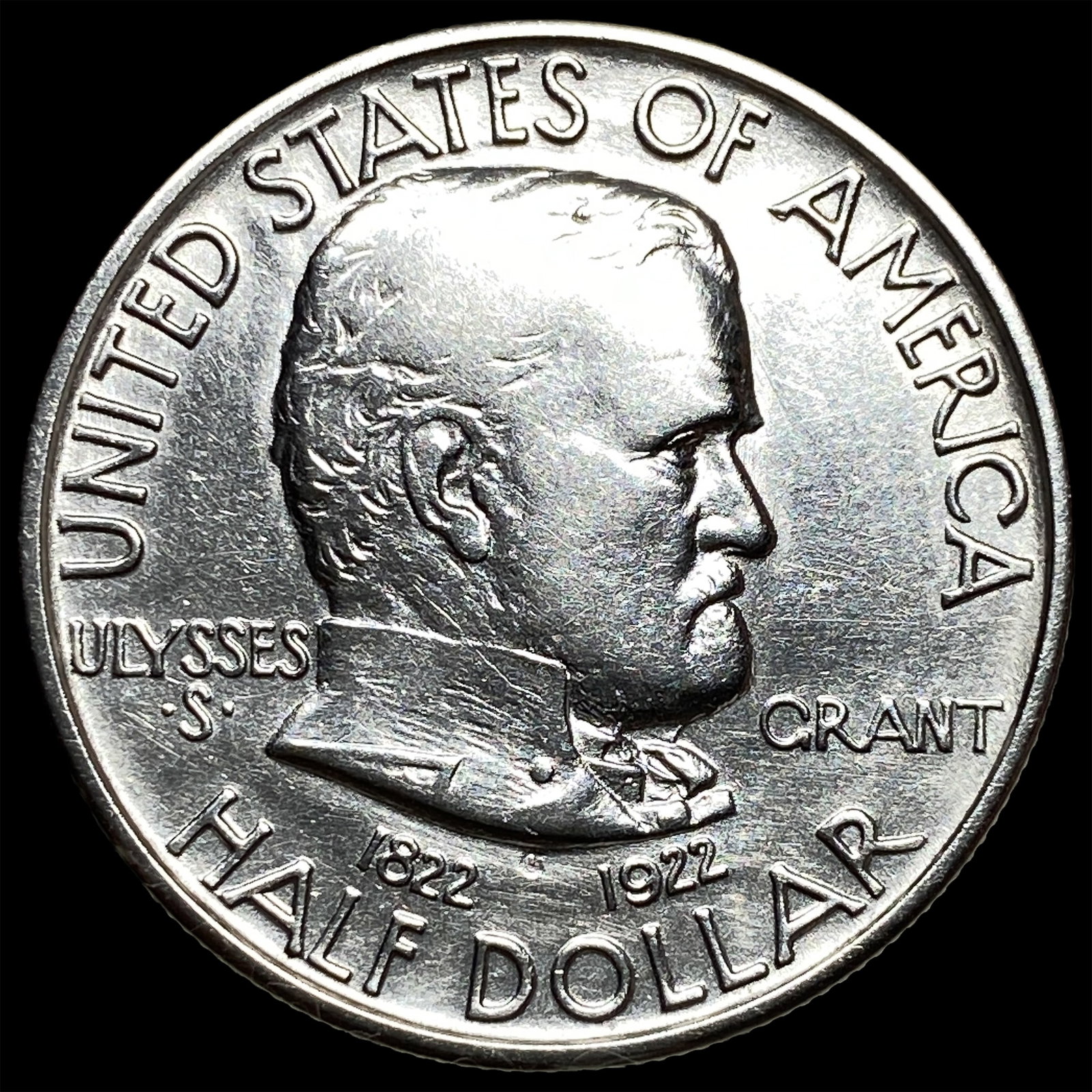 1922 Silver Half Dollar Grant Commemorative UNCIRCULATED: 1922 Silver Half Dollar Grant Commemorative UNCIRCULATED
