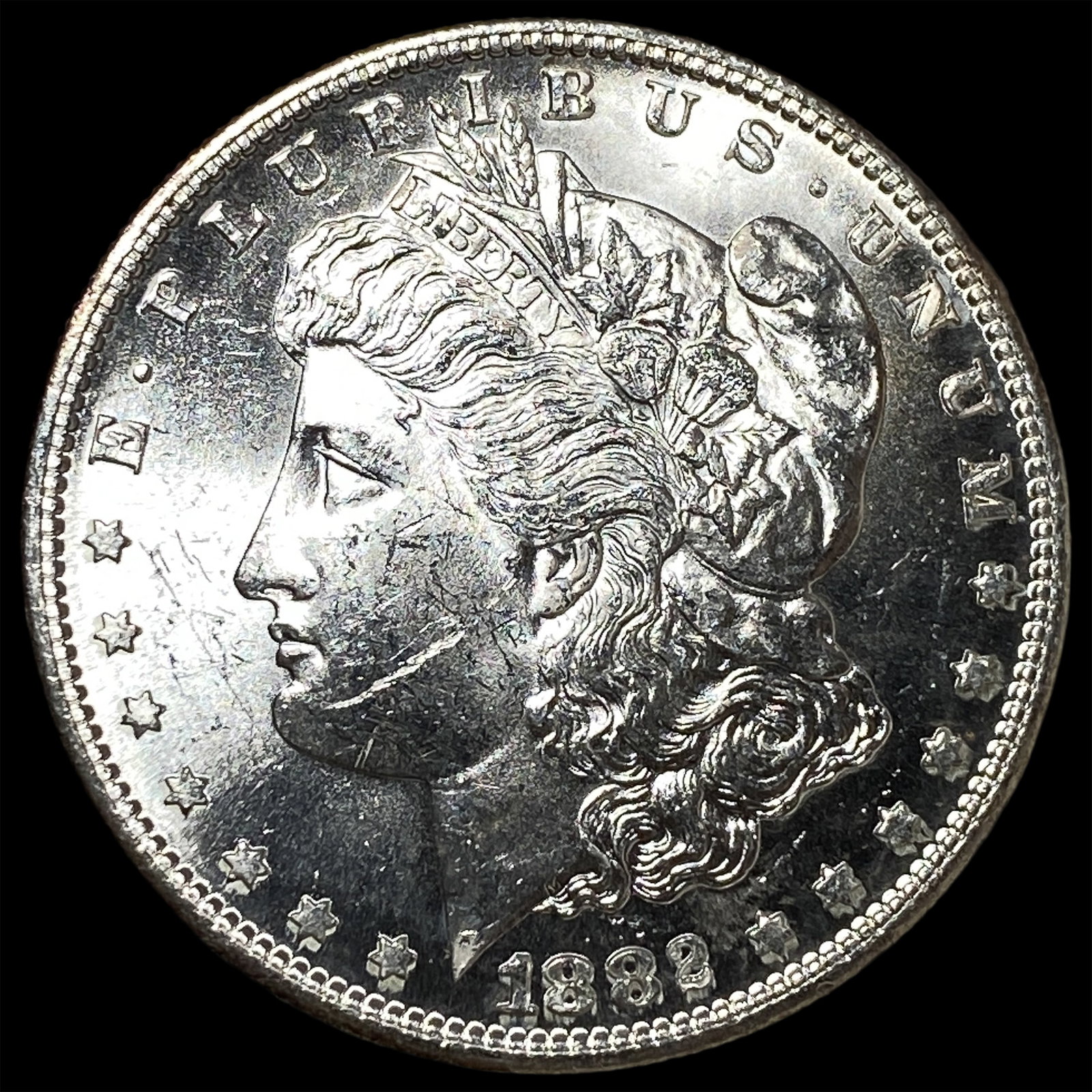 1882-S Silver Morgan Dollar CHOICE BU: 1882-S Silver Morgan Dollar CHOICE BU