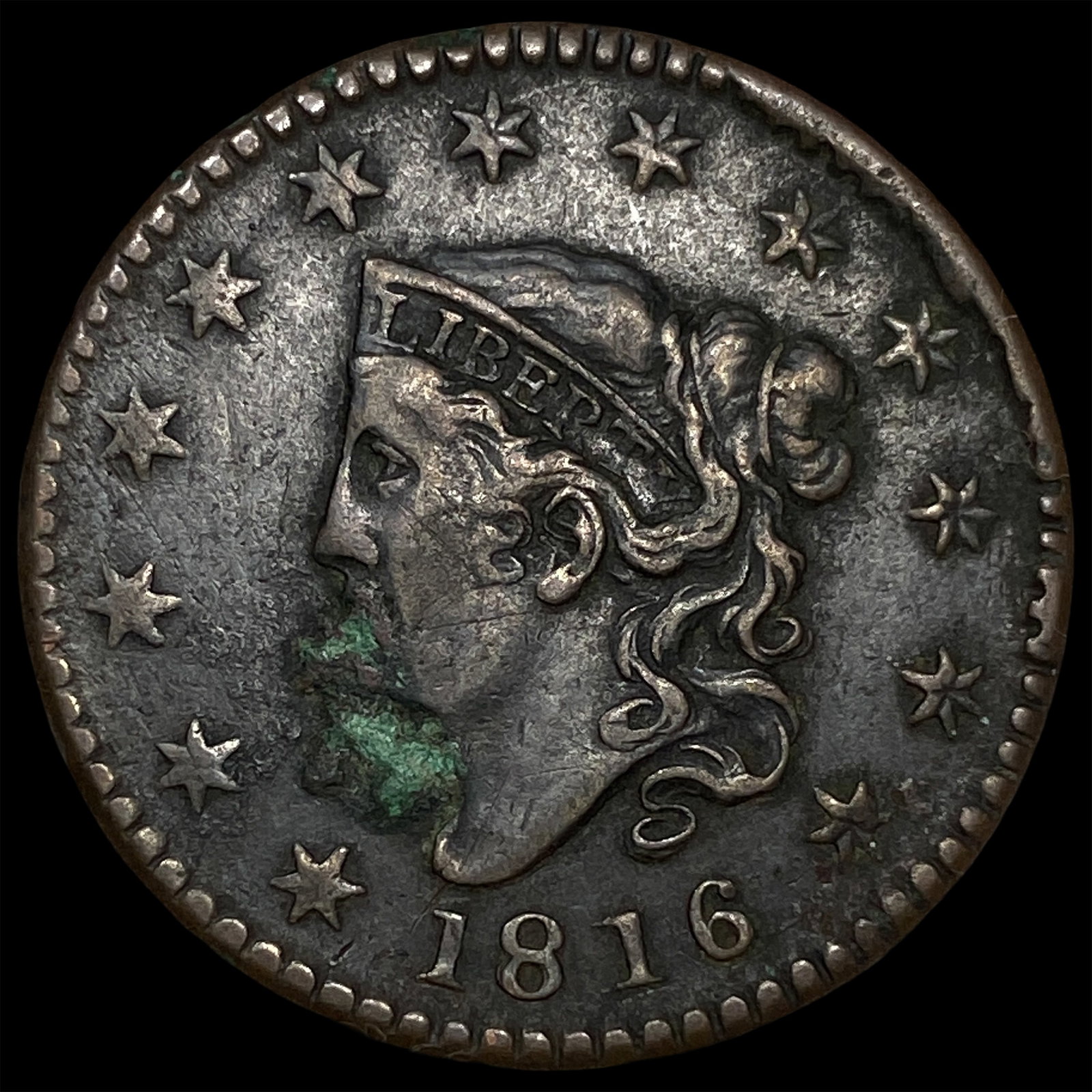 1816 Coronet Head Large Cent HIGH GRADE (1 of 2)
