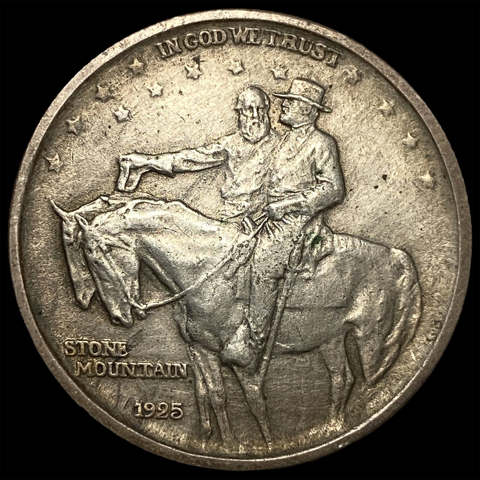 1925 Stone Mountain Silver Half Dollar CLOSELY UNCIRCULATED: 1925 Stone Mountain Silver Half Dollar CLOSELY UNCIRCULATED