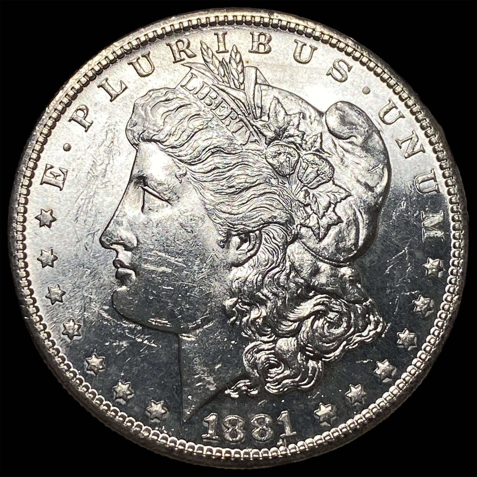 1881-S Silver Morgan Dollar UNCIRCULATED: 1881-S Silver Morgan Dollar UNCIRCULATED
