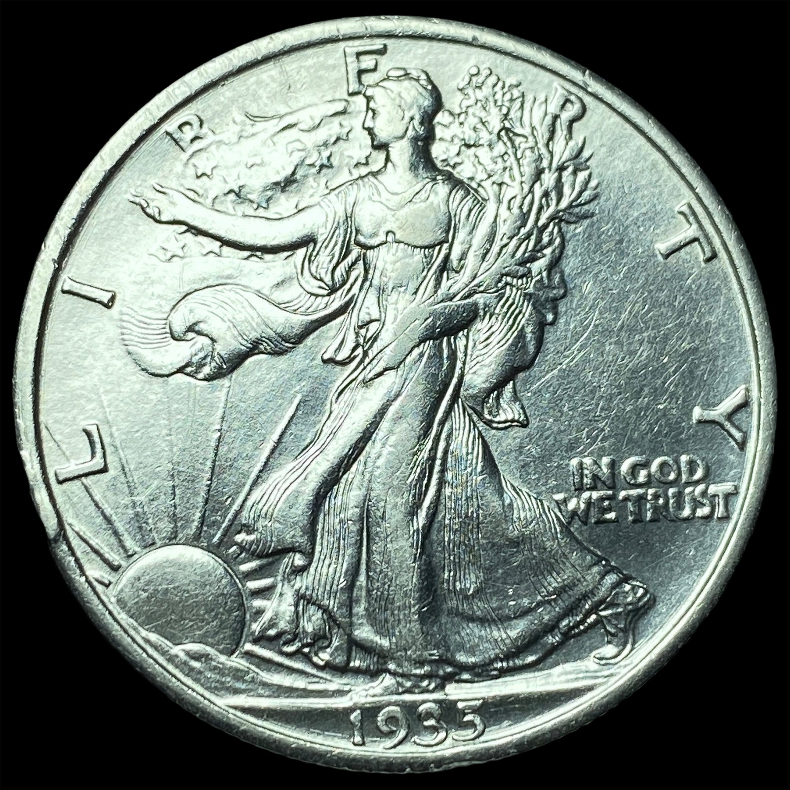 1935 Walking Liberty Half Dollar UNCIRCULATED: 1935 Walking Liberty Half Dollar UNCIRCULATED