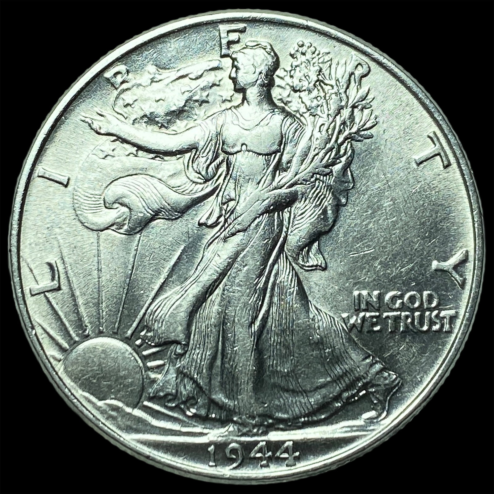 1944-S Silver Walking Liberty Half Dollar UNCIRCULATED: 1944-S Silver Walking Liberty Half Dollar UNCIRCULATED