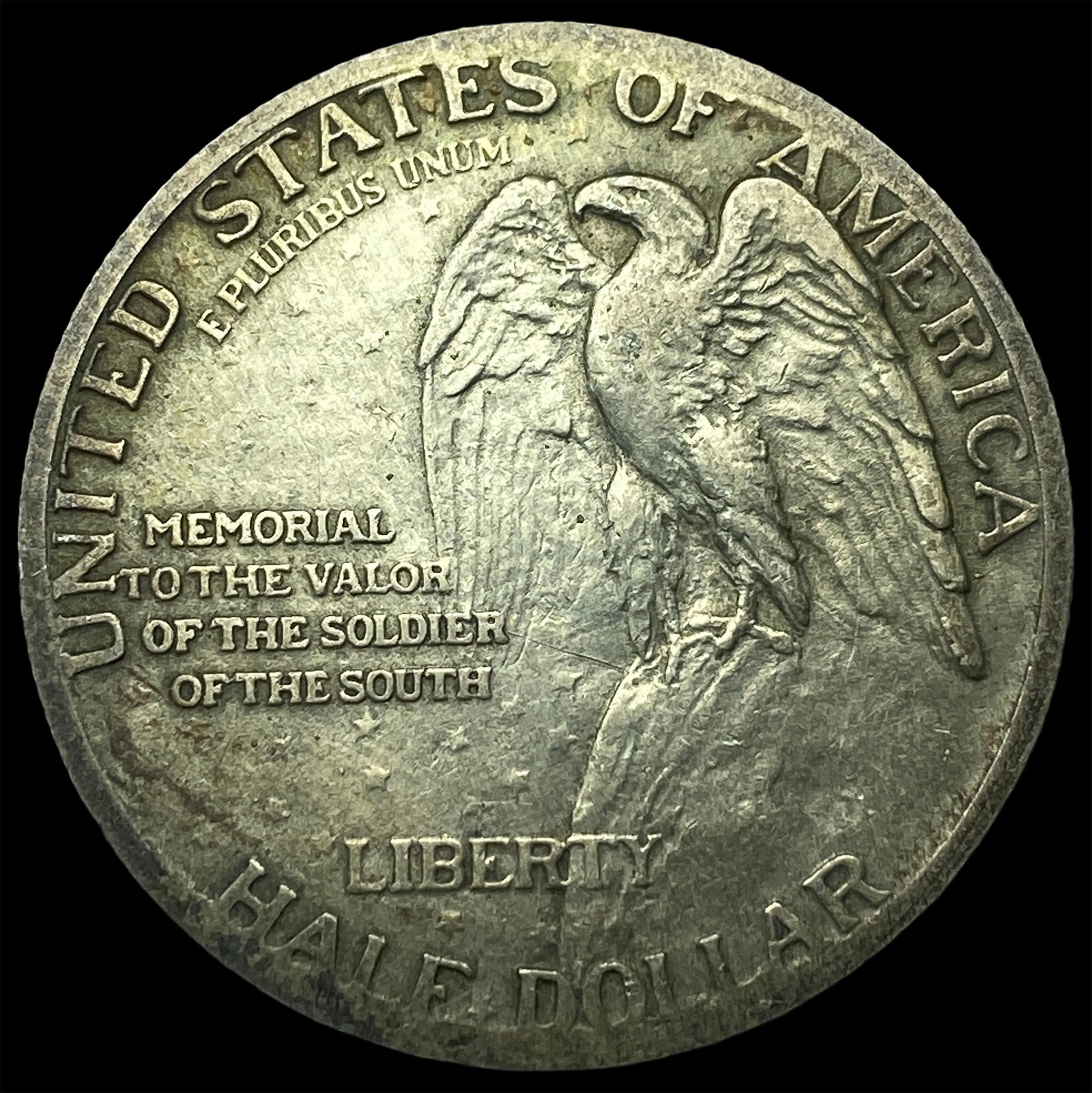 1925 Silver Stone Mountain Half Dollar CLOSELY UNCIRCULATED - 2
