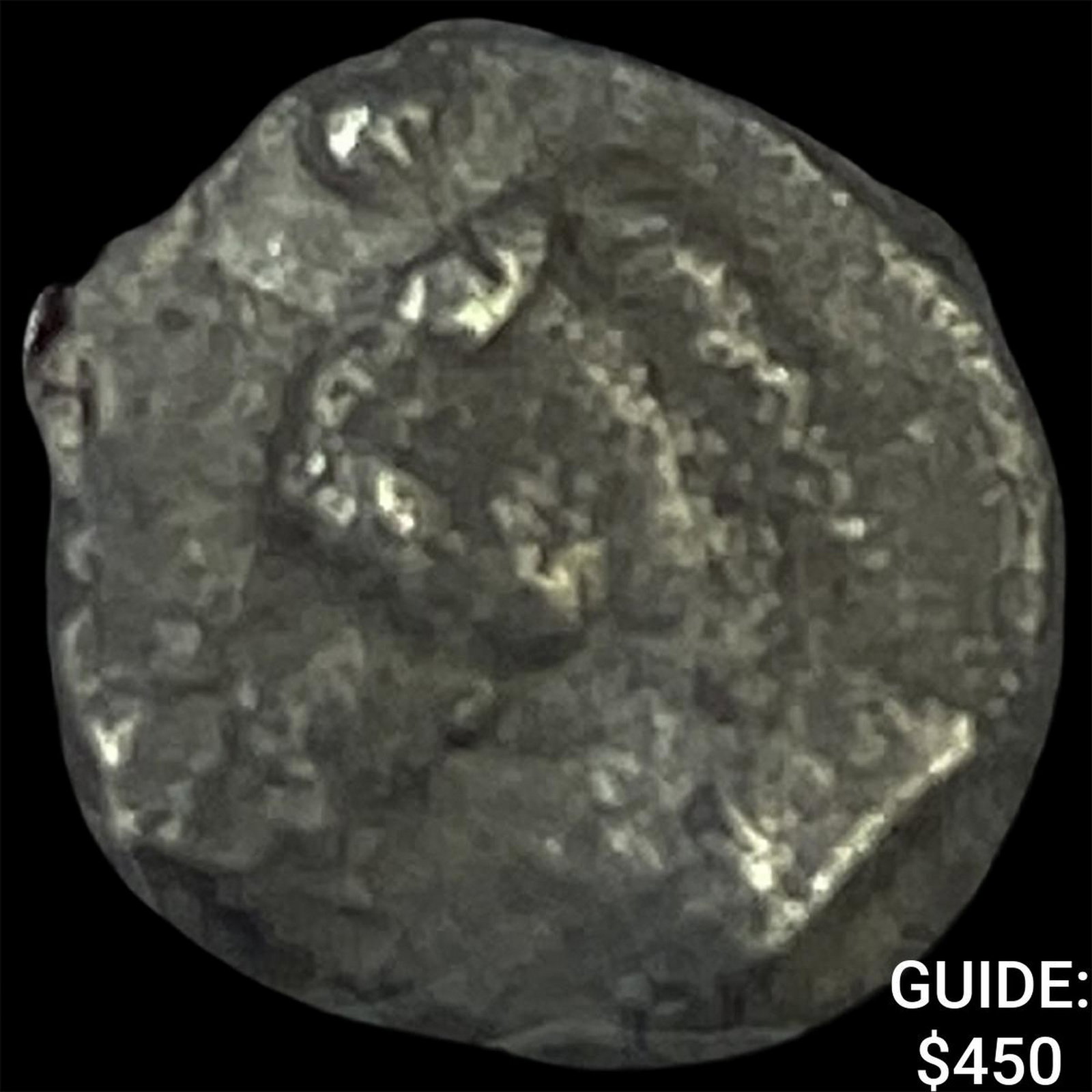 5th Cent BC Western Asia Minor Silver Hemiobol: 5th Cent BC Western Asia Minor Silver Hemiobol