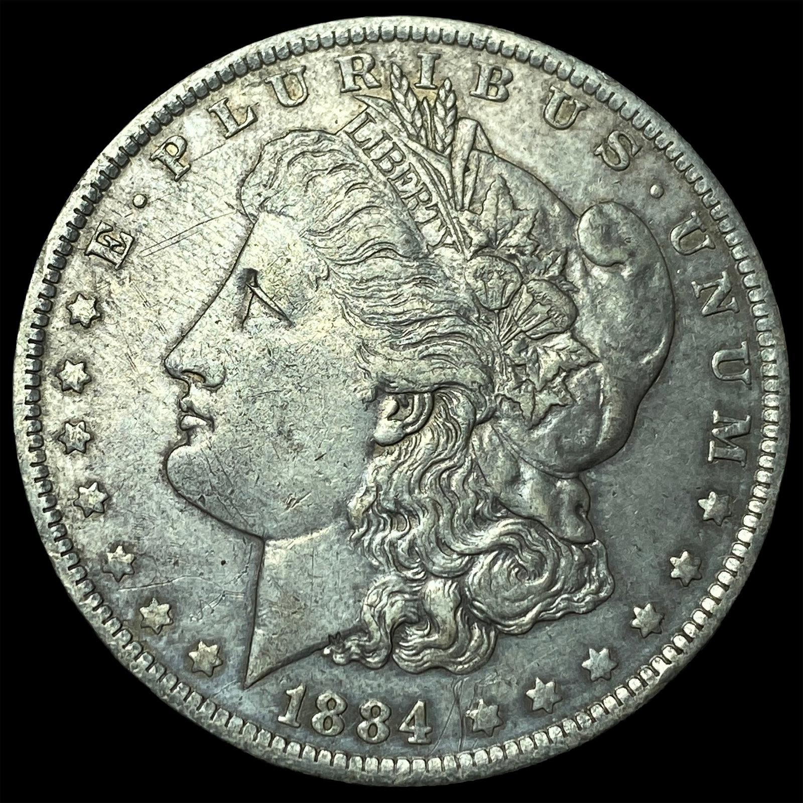1884-O Silver Morgan Dollar CLOSELY UNCIRCULATED: 1884-O Silver Morgan Dollar CLOSELY UNCIRCULATED