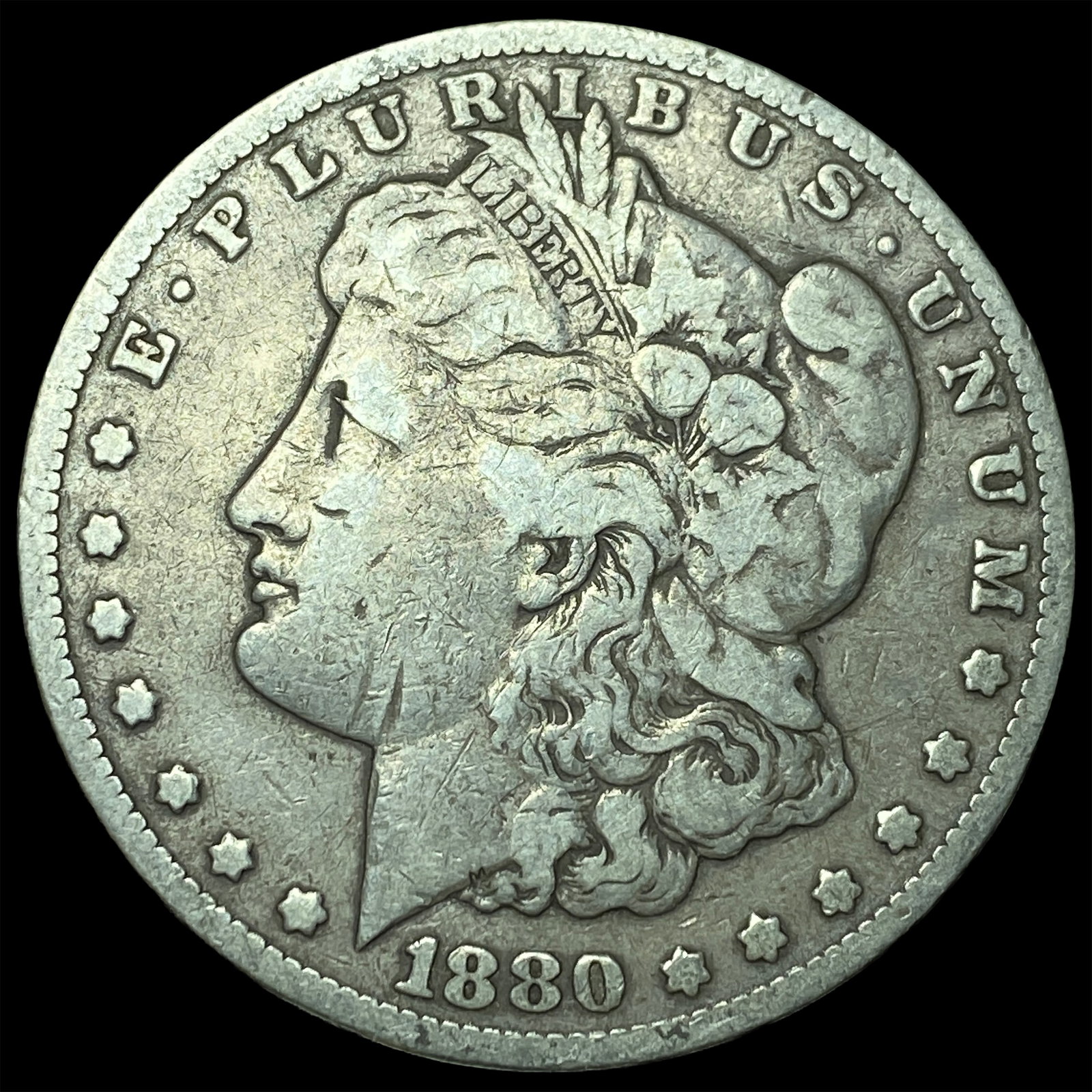 1880-O Silver Morgan Dollar LIGHTLY CIRCULATED: 1880-O Silver Morgan Dollar LIGHTLY CIRCULATED