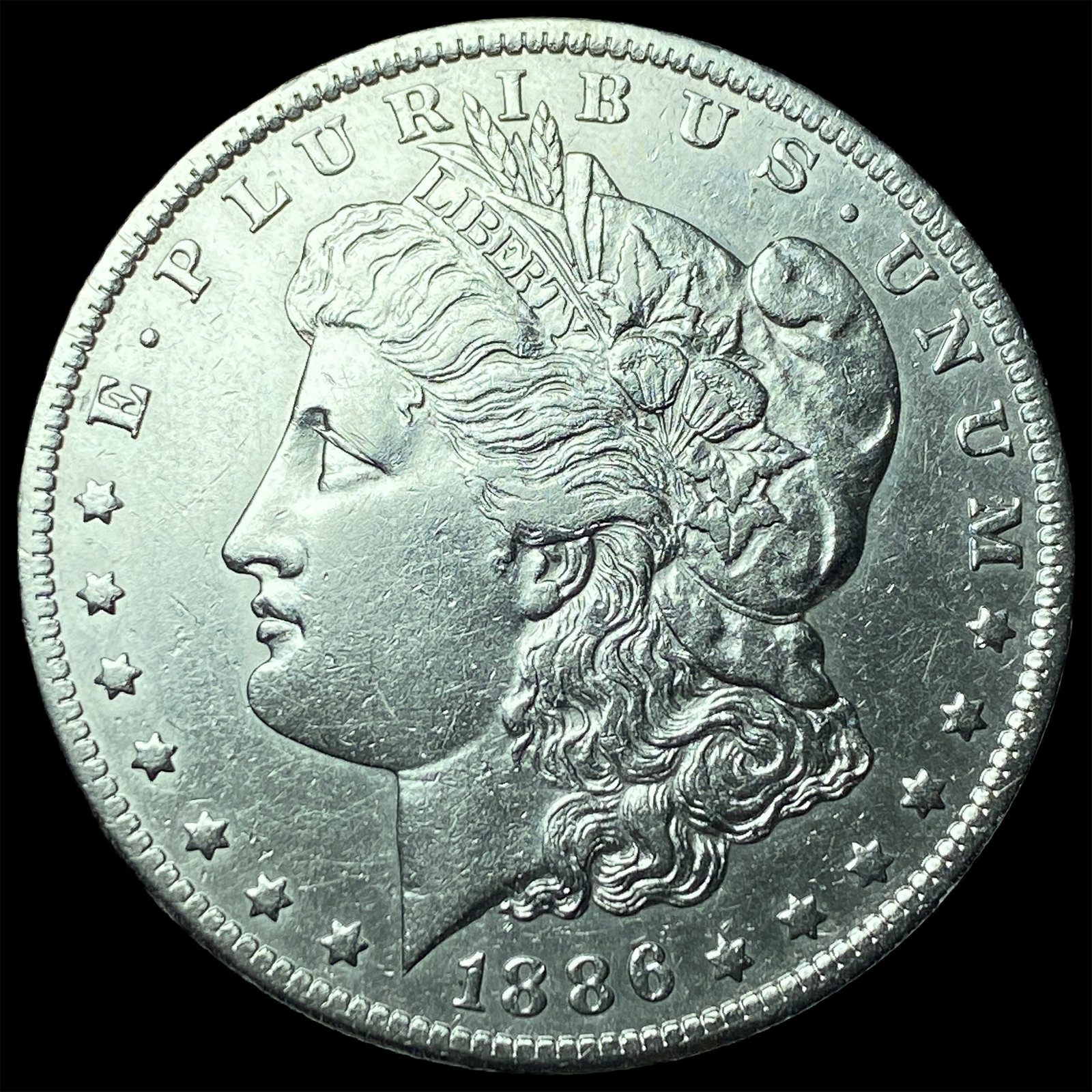 1886-O Silver Morgan Dollar CHOICE AU: 1886-O Silver Morgan Dollar CHOICE AU