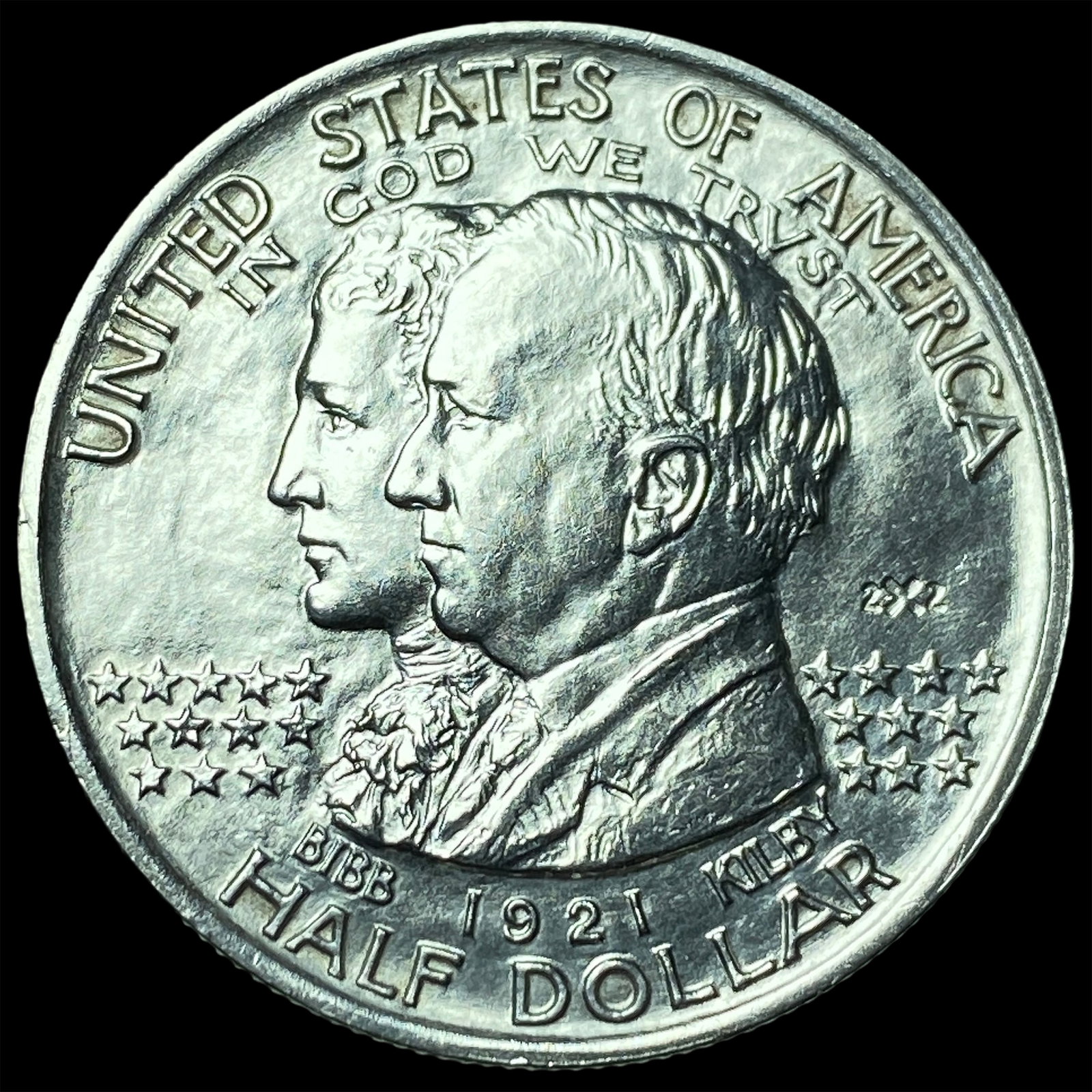 1921 Silver Half Dollar Alabama Centennial UNCIRCULATED: 1921 Silver Half Dollar Alabama Centennial UNCIRCULATED