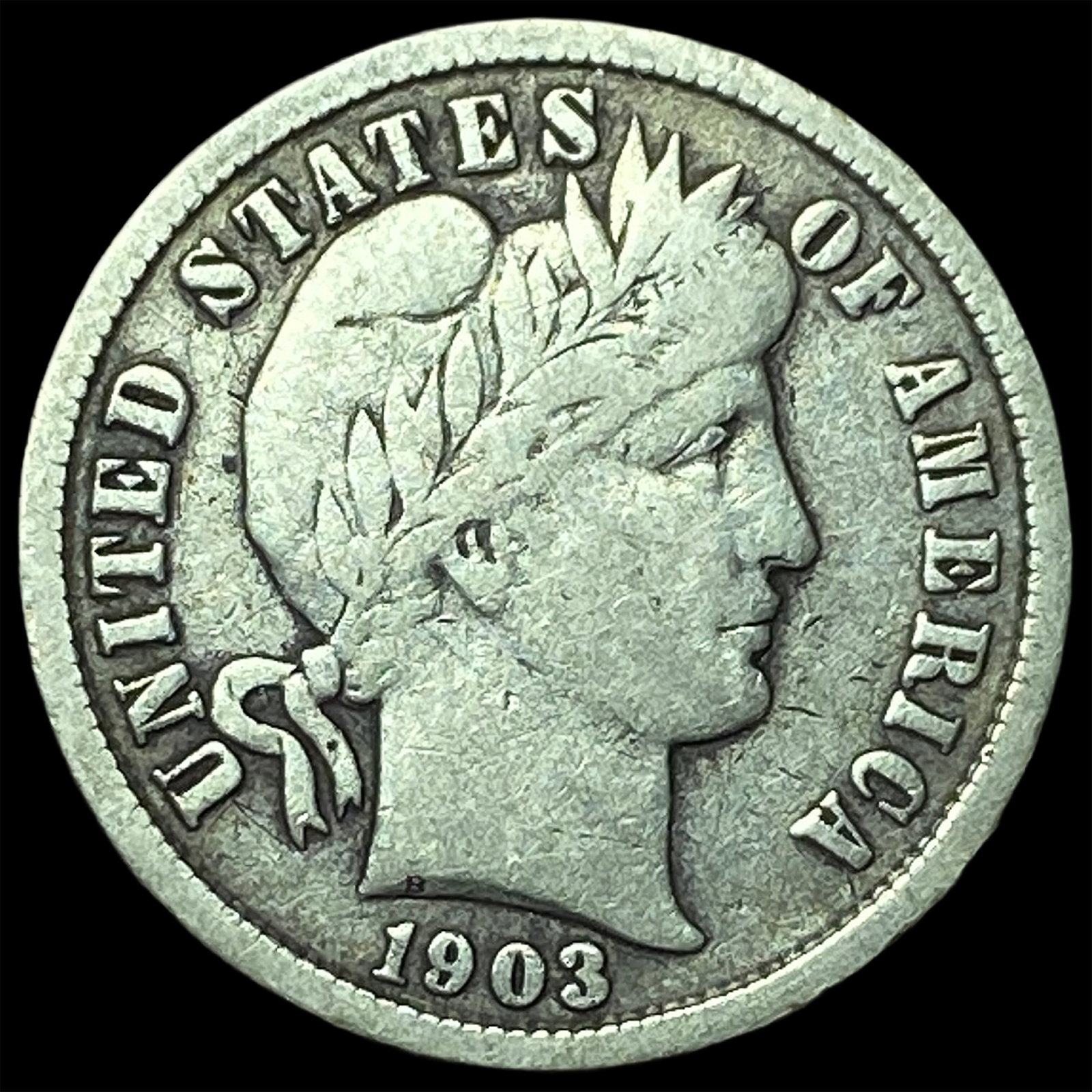 1903-O Silver Barber Dime LIGHTLY CIRCULATED: 1903-O Silver Barber Dime LIGHTLY CIRCULATED