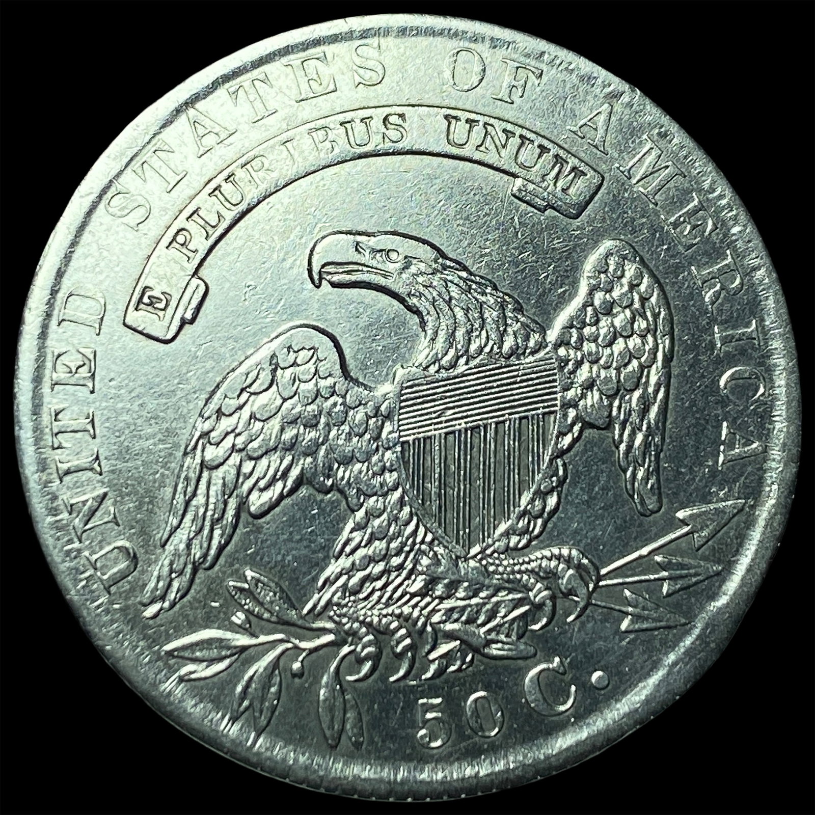 1834 Capped Bust Half Dollar UNCIRCULATED - 2
