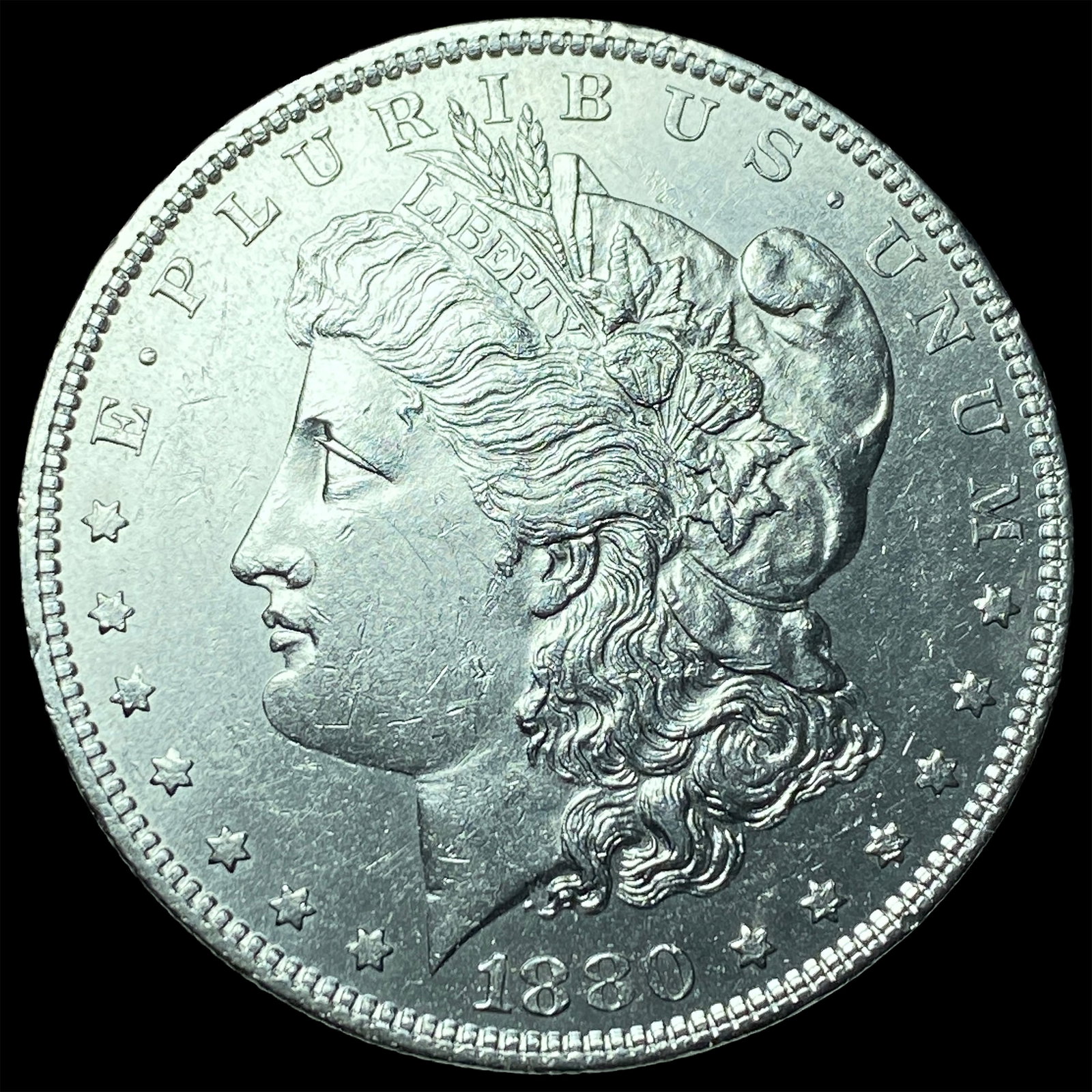 1880-S Silver Morgan Dollar UNCIRCULATED: 1880-S Silver Morgan Dollar UNCIRCULATED