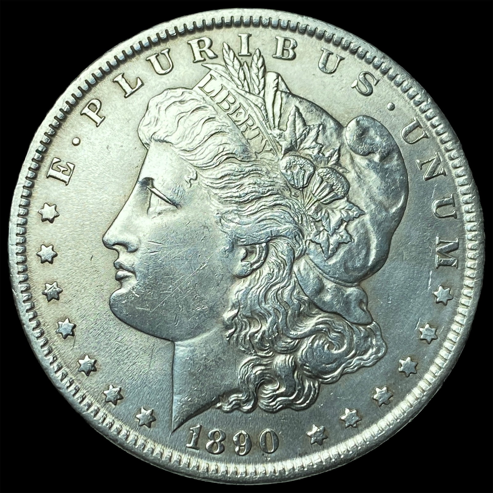 1890 Silver Morgan Dollar UNCIRCULATED: 1890 Silver Morgan Dollar UNCIRCULATED