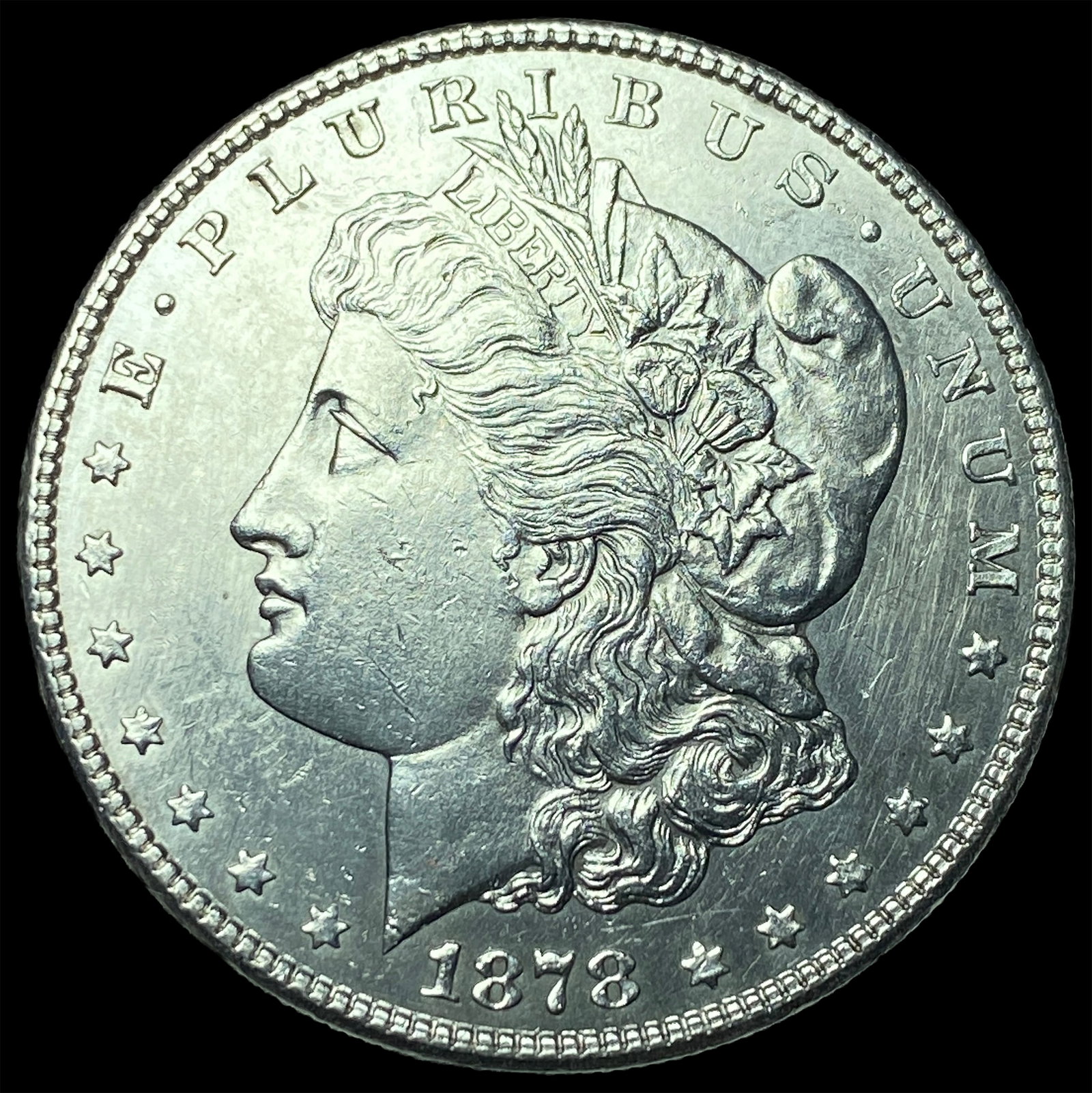 1878-S Silver Morgan Dollar CHOICE BU: 1878-S Silver Morgan Dollar CHOICE BU