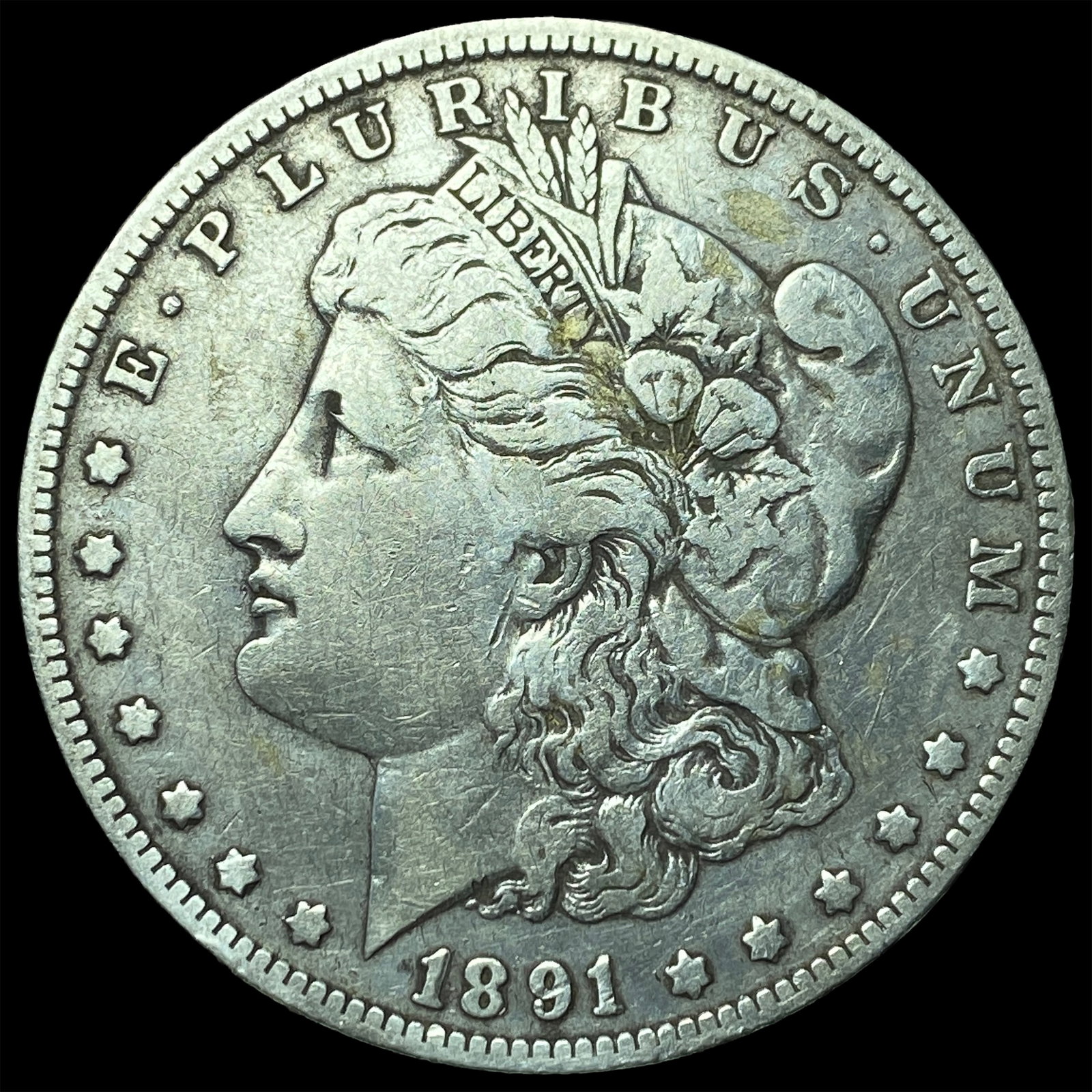 1891-O Silver Morgan Dollar NEARLY UNCIRCULATED: 1891-O Silver Morgan Dollar NEARLY UNCIRCULATED