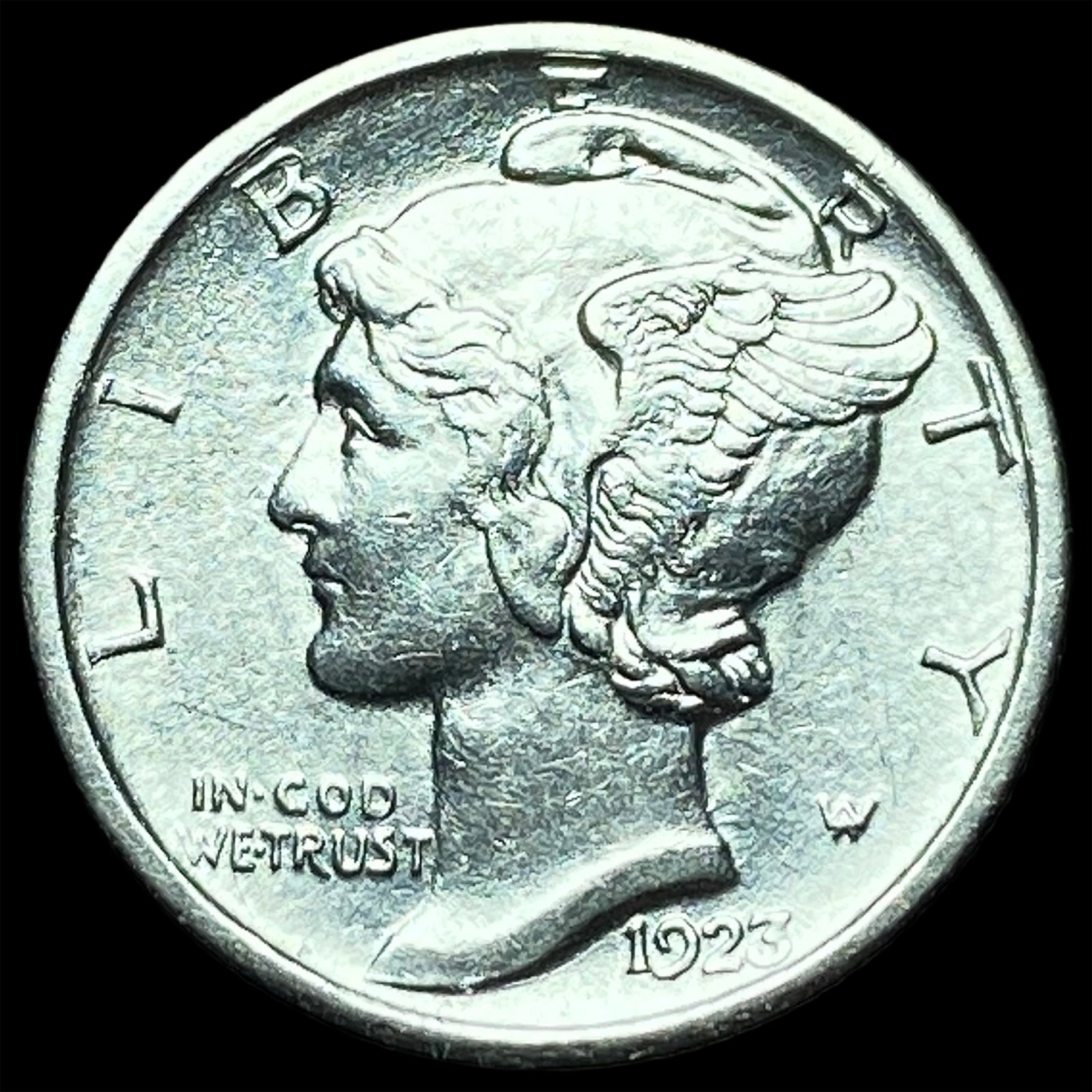 1923-S Silver Mercury Dime UNCIRCULATED (1 of 2)