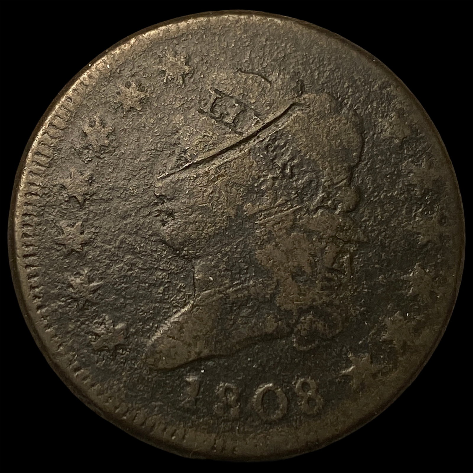 1808 Classic Head Large Cent LIGHTLY CIRCULATED (1 of 2)