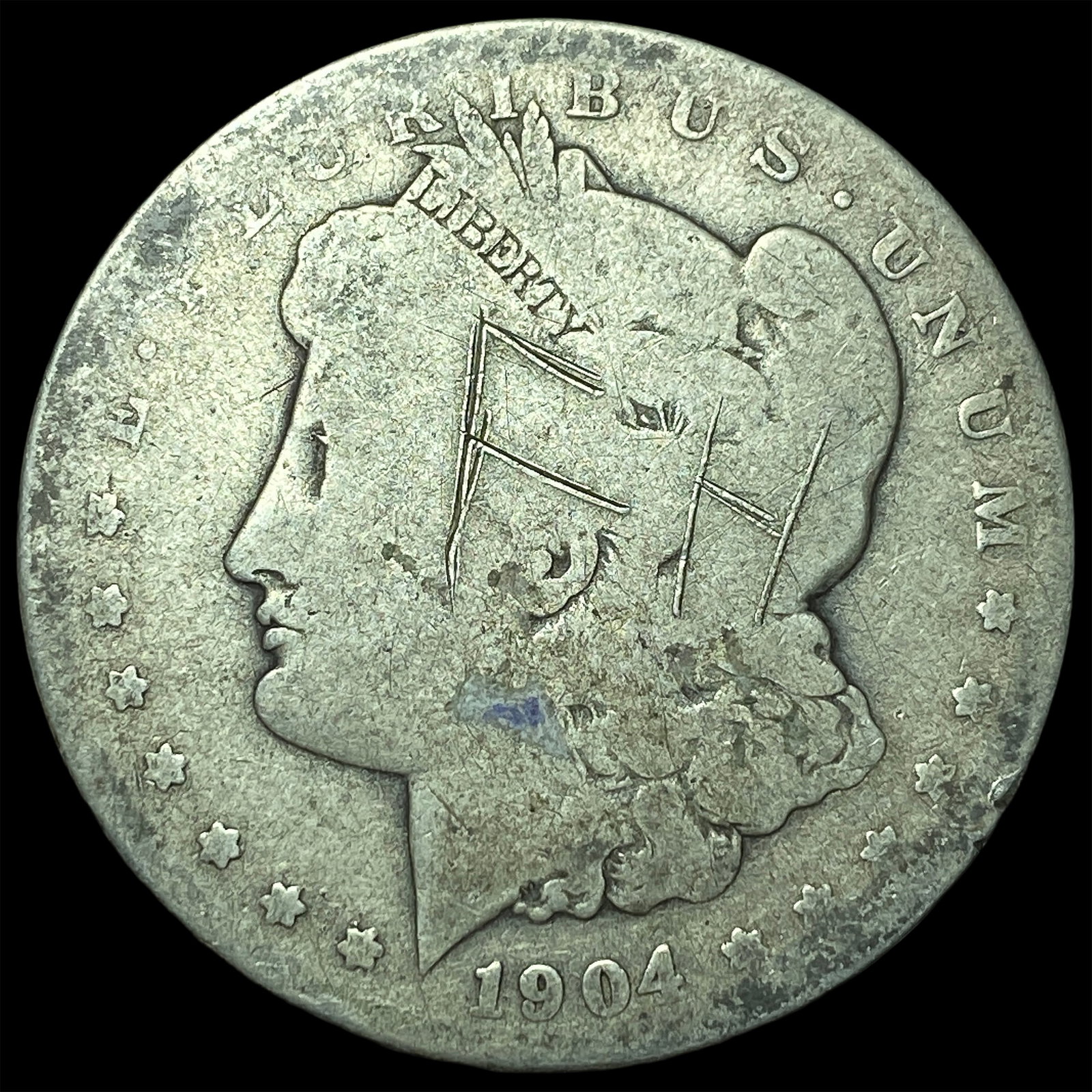 1904-S Morgan Silver Dollar LIGHTLY CIRCULATED: 1904-S Morgan Silver Dollar LIGHTLY CIRCULATED