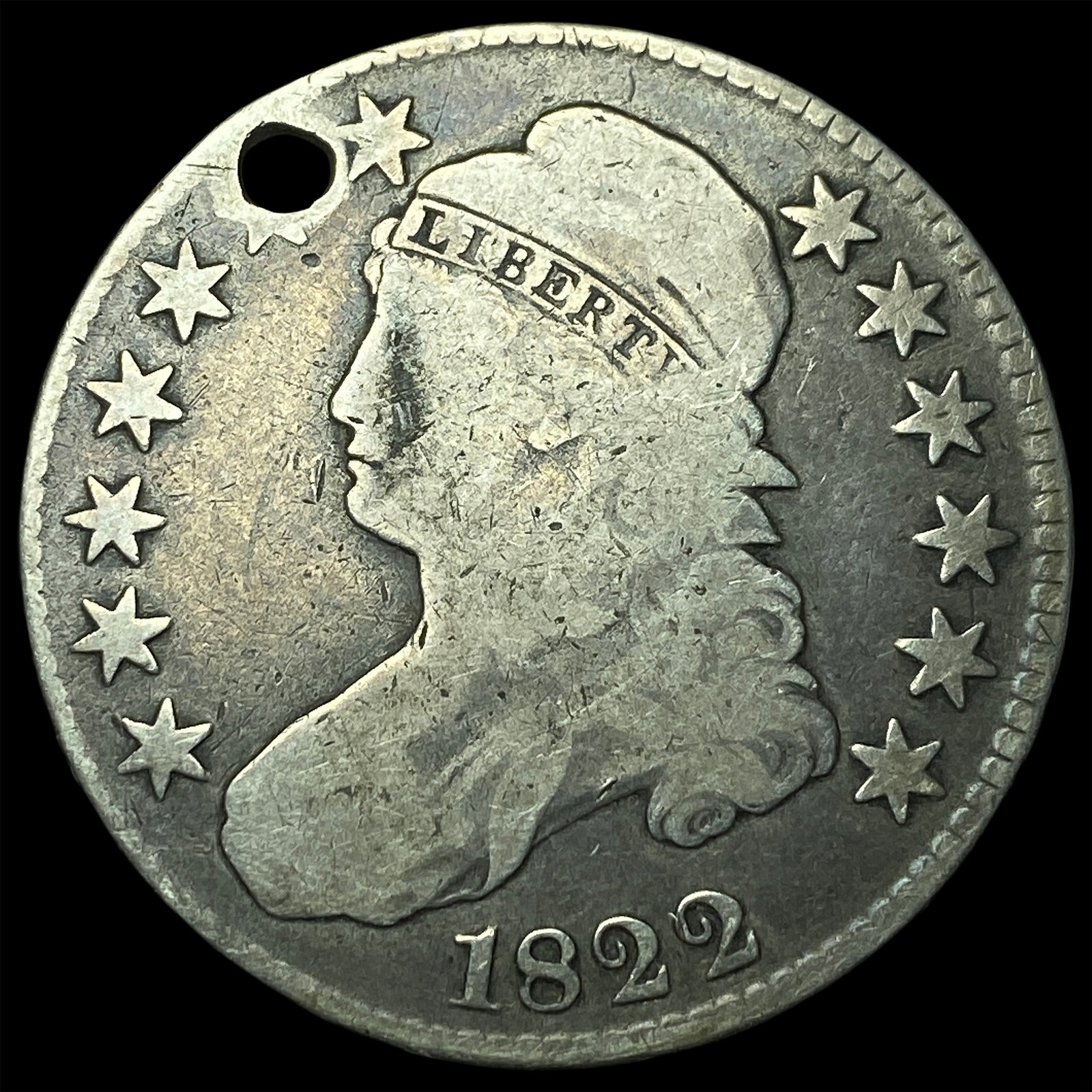 1822 Capped Bust Half Dollar HIGH GRADE (1 of 2)