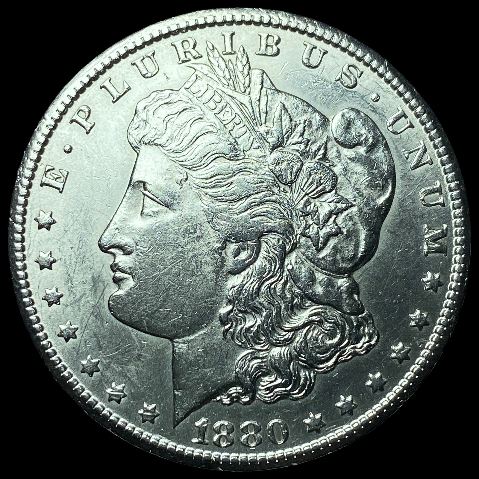 1880-CC Silver Morgan Dollar UNCIRCULATED: 1880-CC Silver Morgan Dollar UNCIRCULATED
