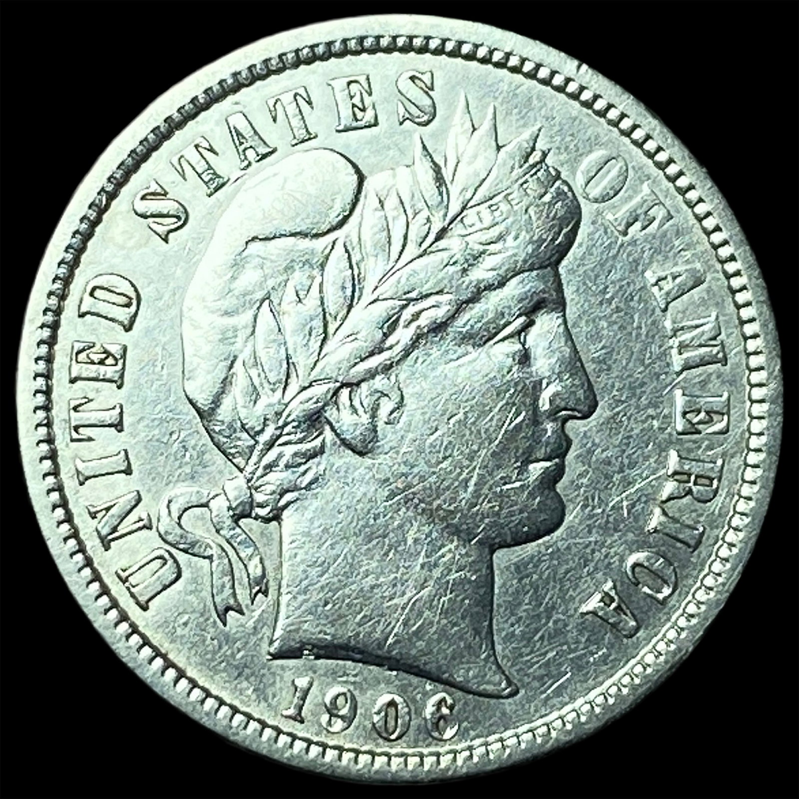 1906 Barber Dime UNCIRCULATED: 1906 Barber Dime UNCIRCULATED