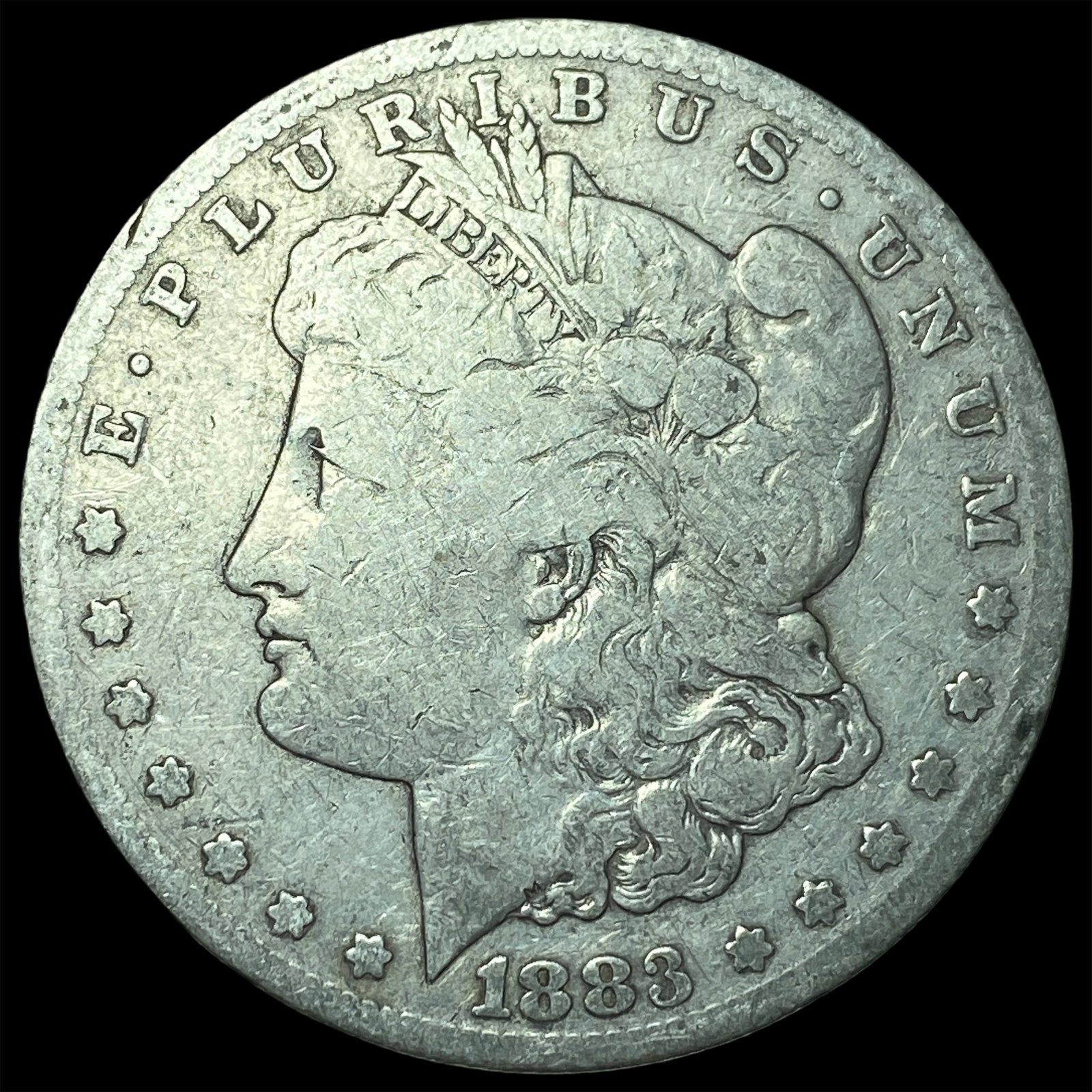 1883-S Silver Morgan Dollar LIGHTLY CIRCULATED: 1883-S Silver Morgan Dollar LIGHTLY CIRCULATED