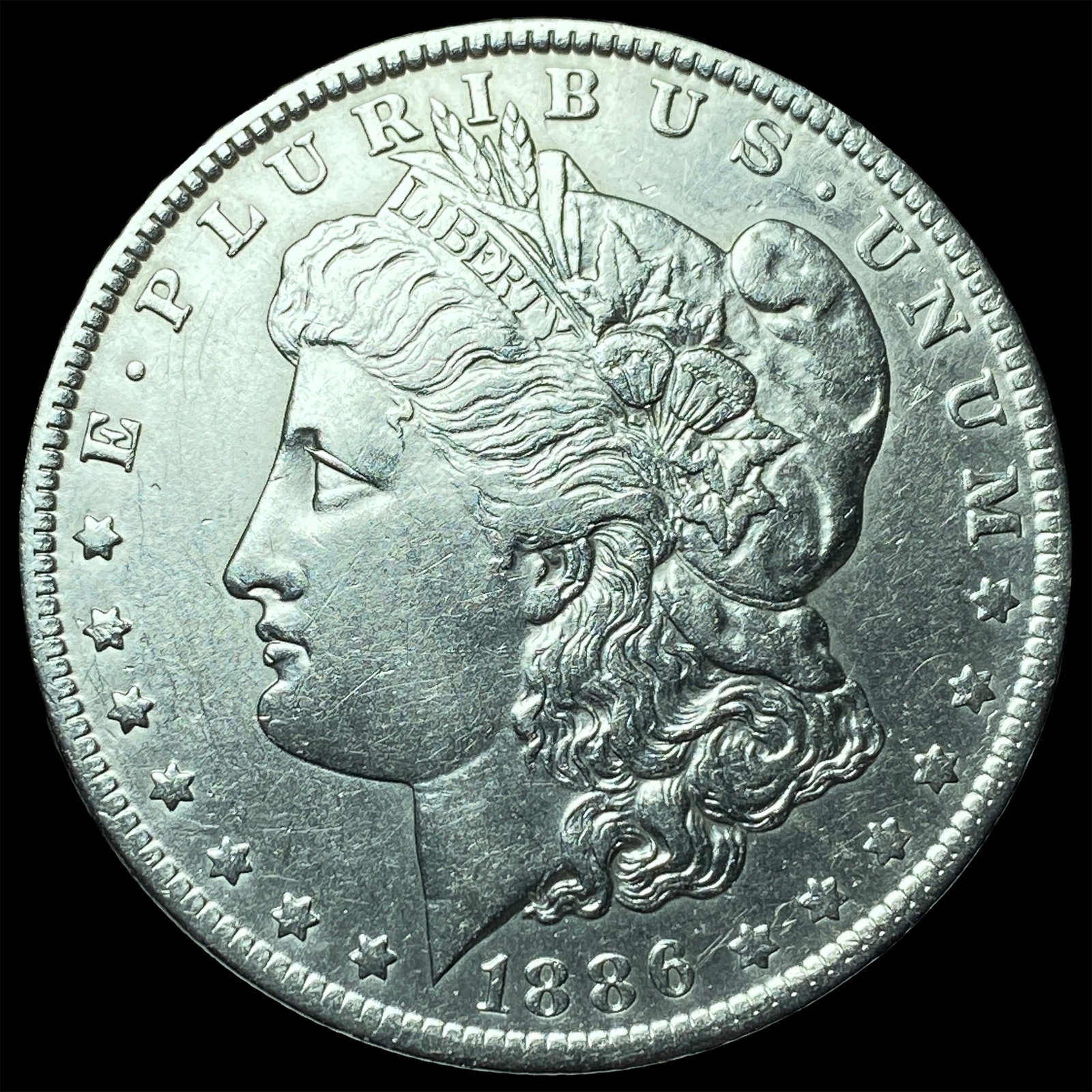 1886 Silver Morgan Dollar UNCIRCULATED: 1886 Silver Morgan Dollar UNCIRCULATED