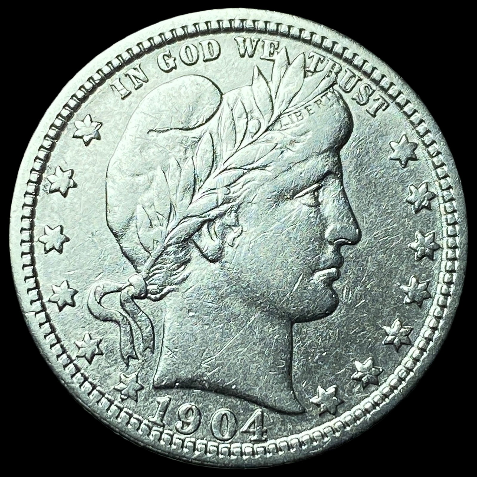 1904 Barber Quarter UNCIRCULATED: 1904 Barber Quarter UNCIRCULATED