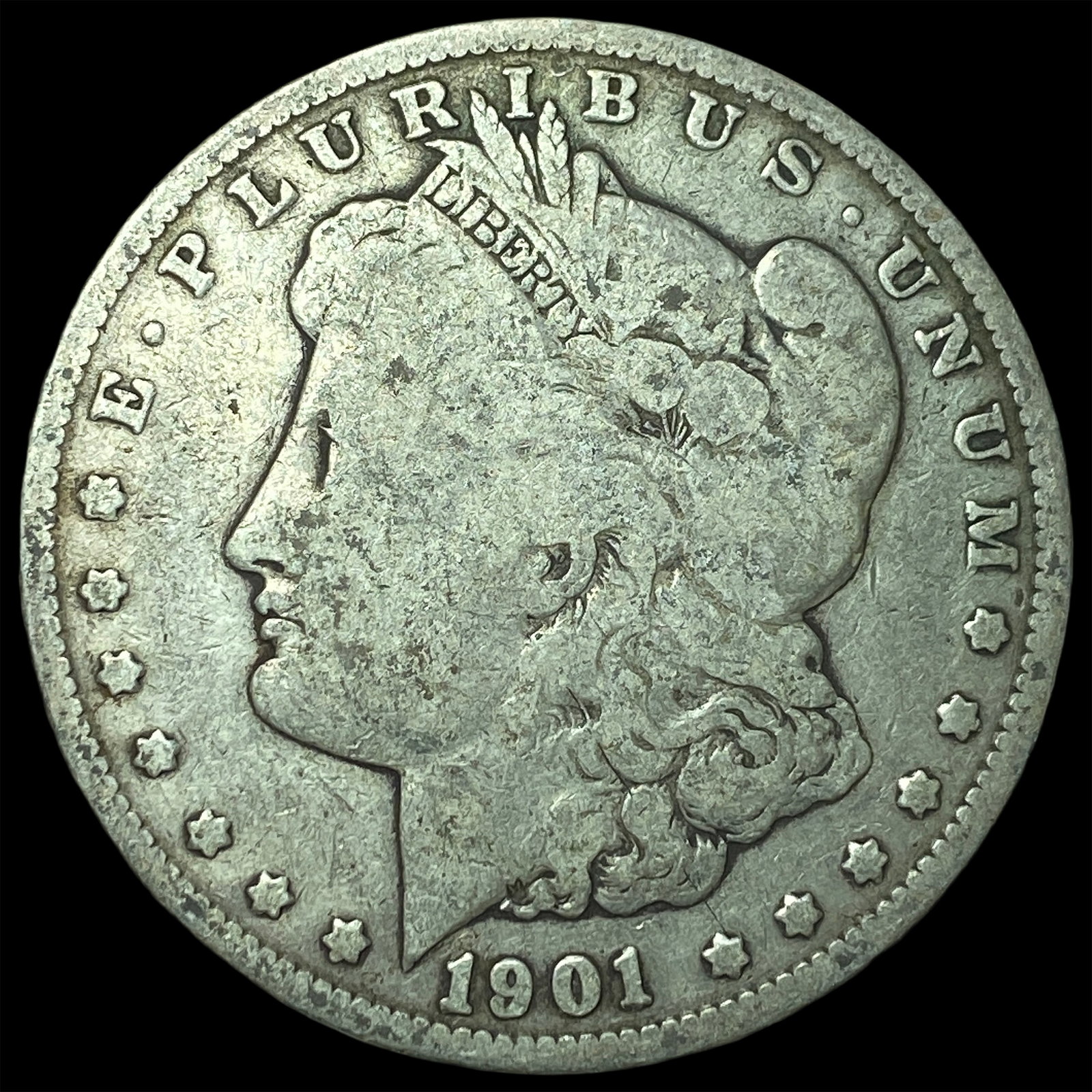 1901 Morgan Silver Dollar LIGHTLY CIRCULATED: 1901 Morgan Silver Dollar LIGHTLY CIRCULATED
