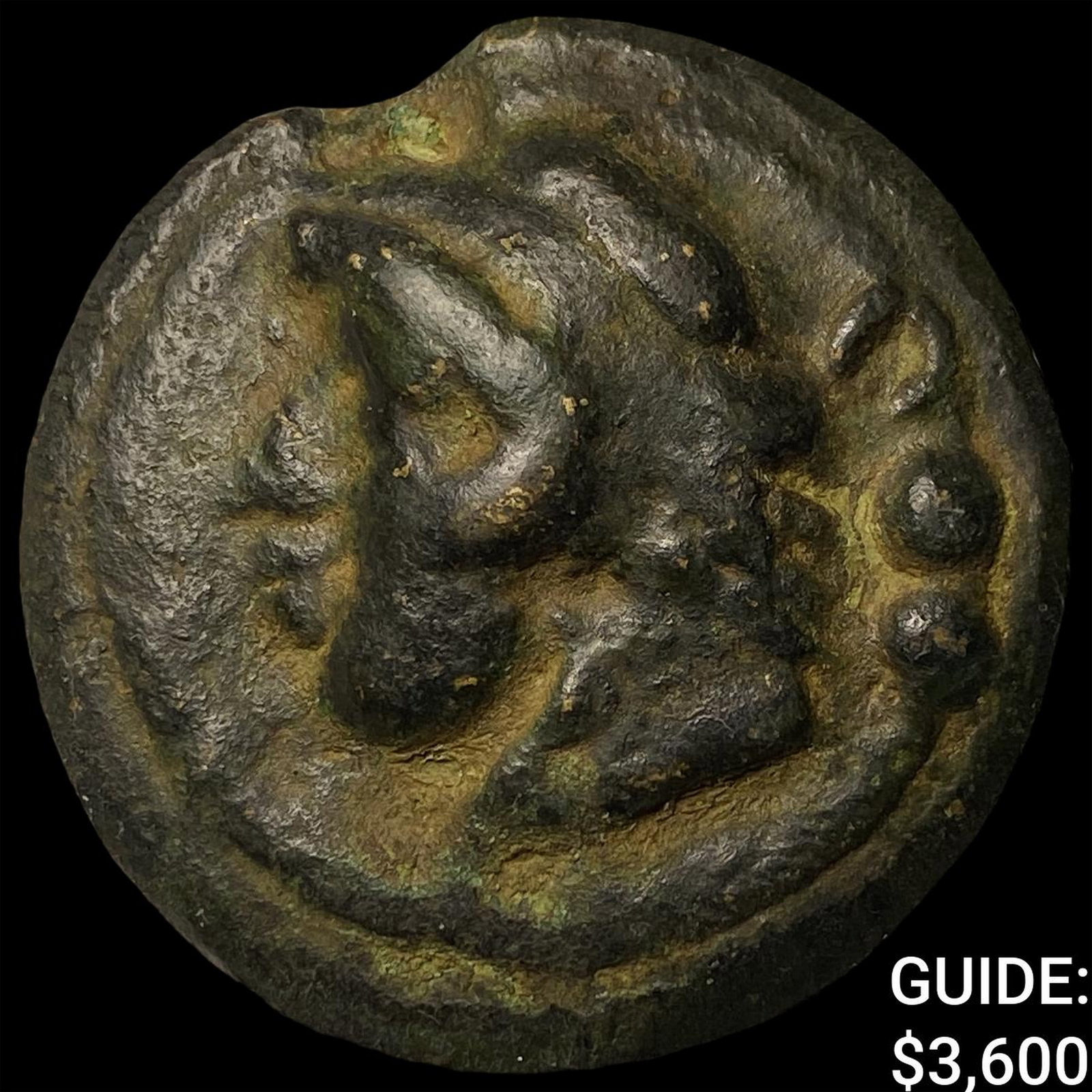 Roman c. 235-217 BC Bronze Aes Grave Quadrans (1 of 2)