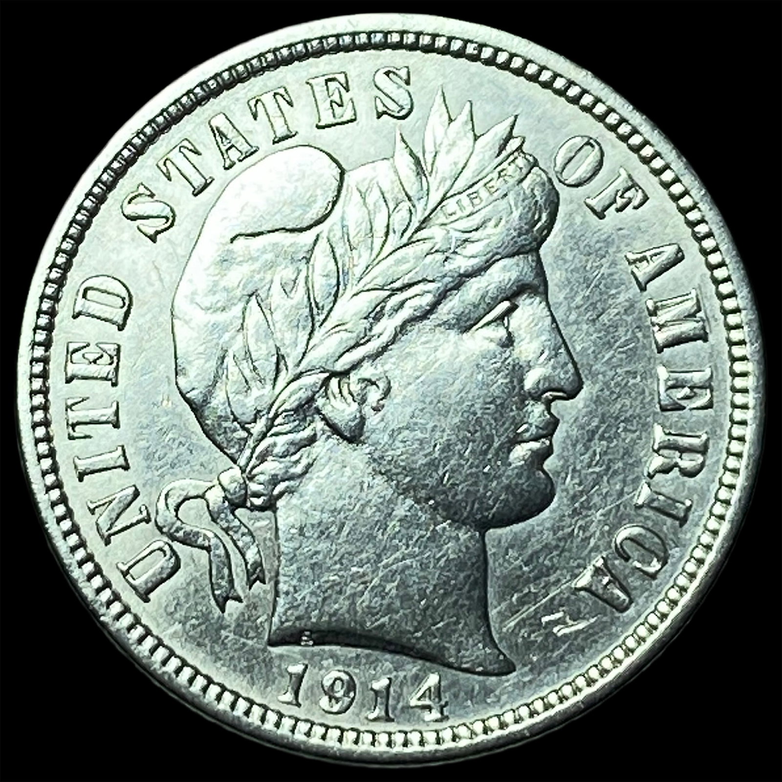 1914 Barber Dime UNCIRCULATED (1 of 2)