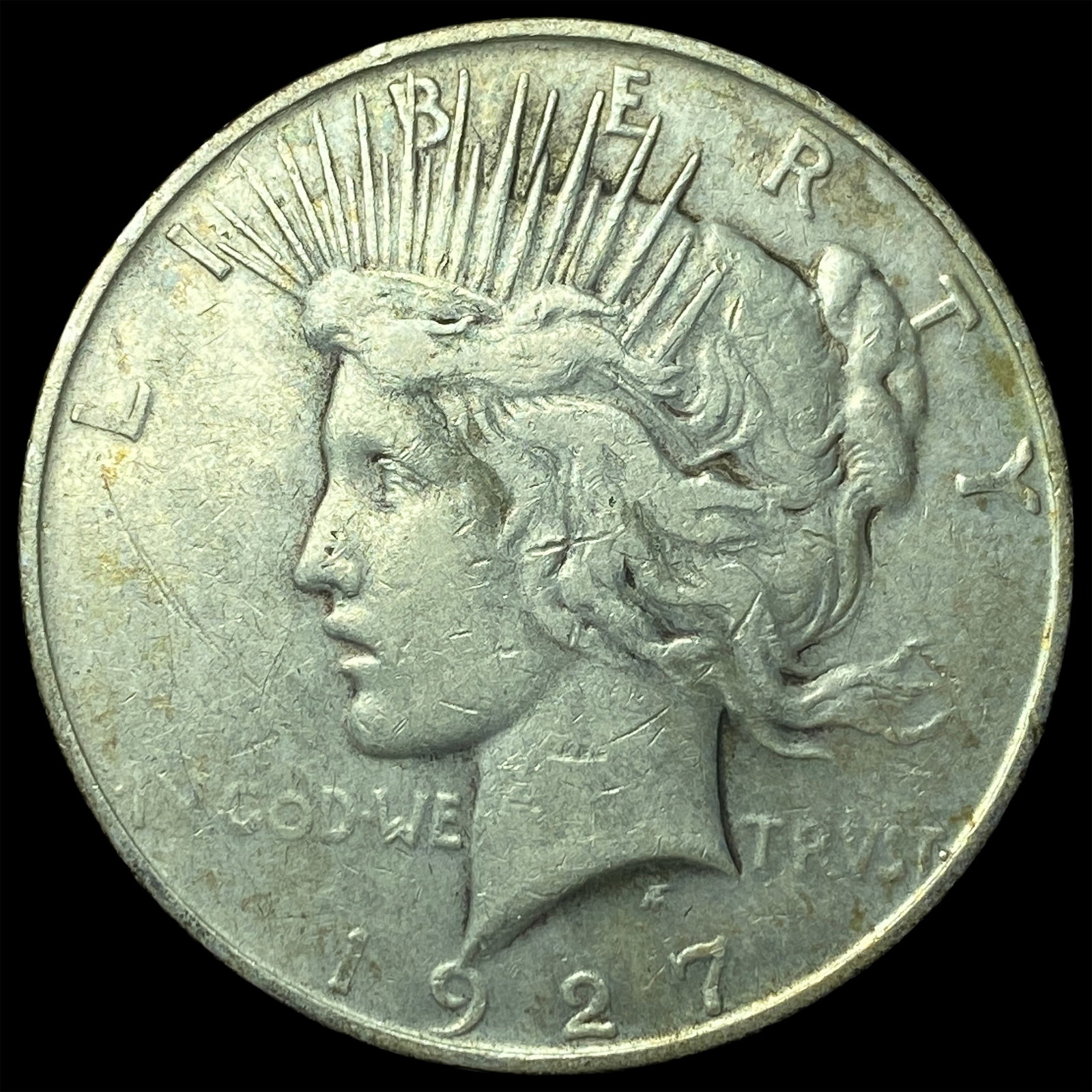 1927 Peace Silver Dollar LIGHTLY CIRCULATED: 1927 Peace Silver Dollar LIGHTLY CIRCULATED