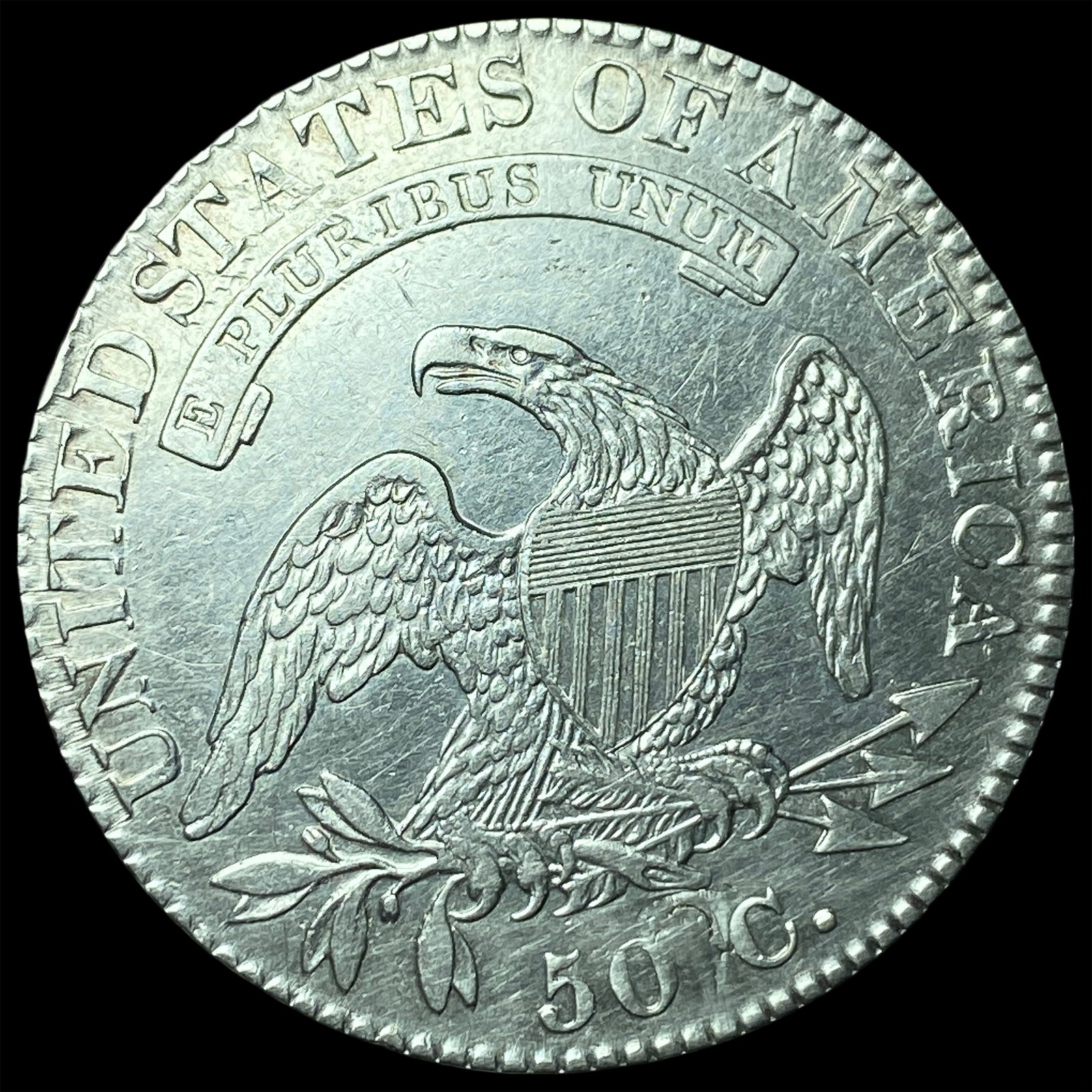 1822 Capped Bust Half Dollar HIGH GRADE - 2
