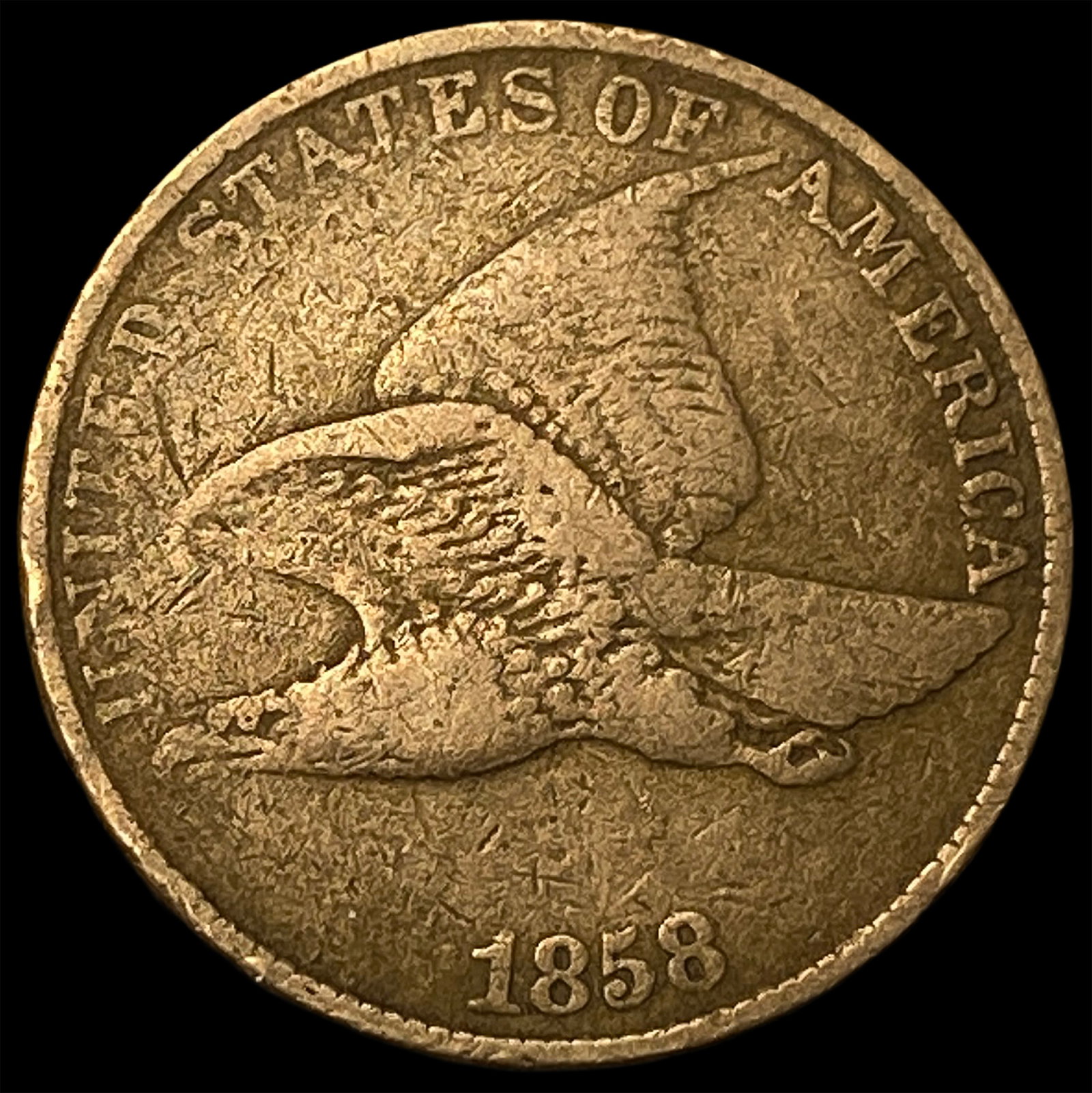 1858 Flying Eagle Cent LIGHTLY CIRCULATED: 1858 Flying Eagle Cent LIGHTLY CIRCULATED