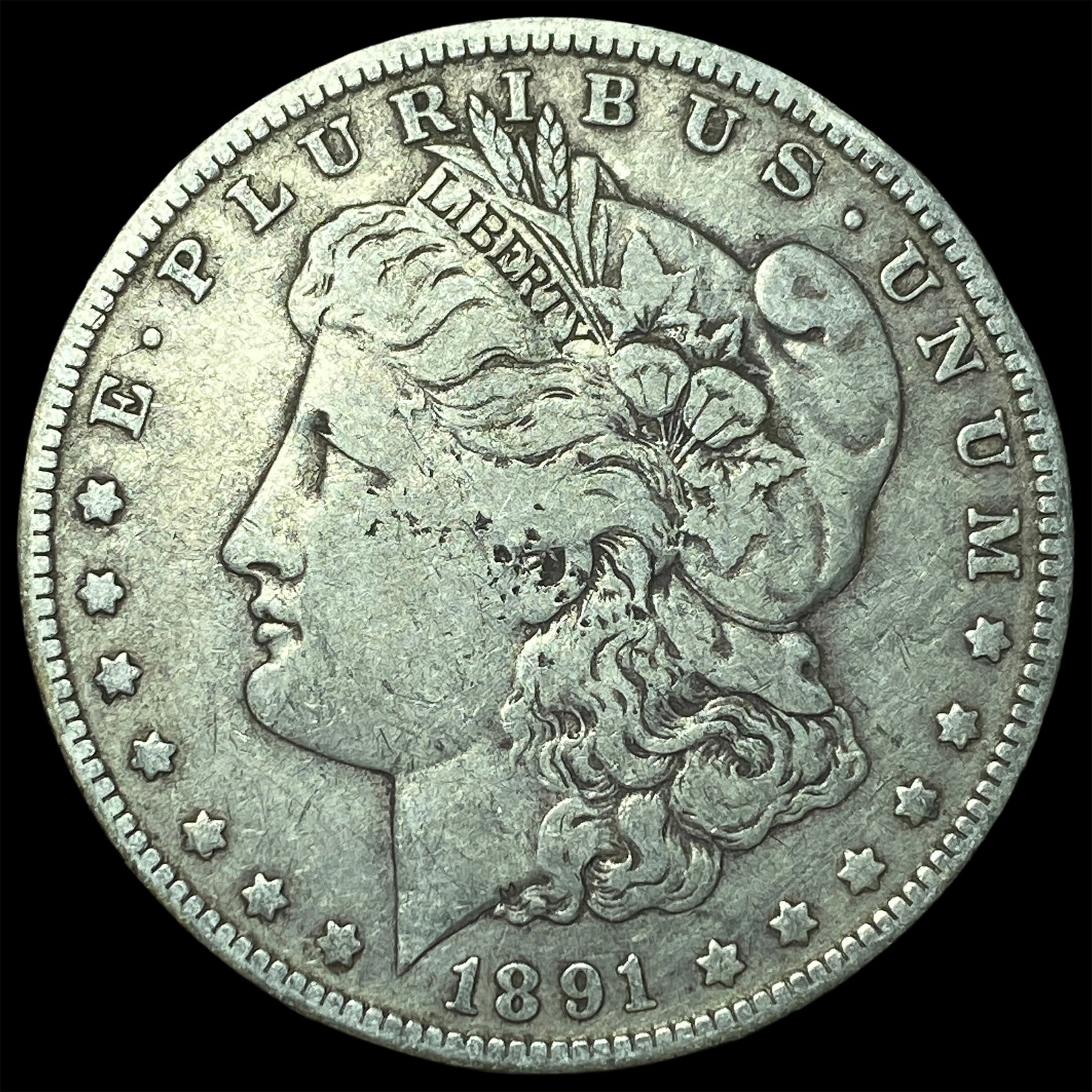1891-O Silver Morgan Dollar LIGHTLY CIRCULATED: 1891-O Silver Morgan Dollar LIGHTLY CIRCULATED