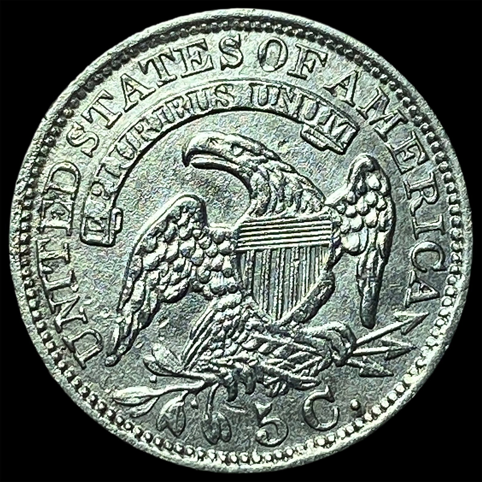 1831 Capped Bust Silver Half Dime UNCIRCULATED - 2