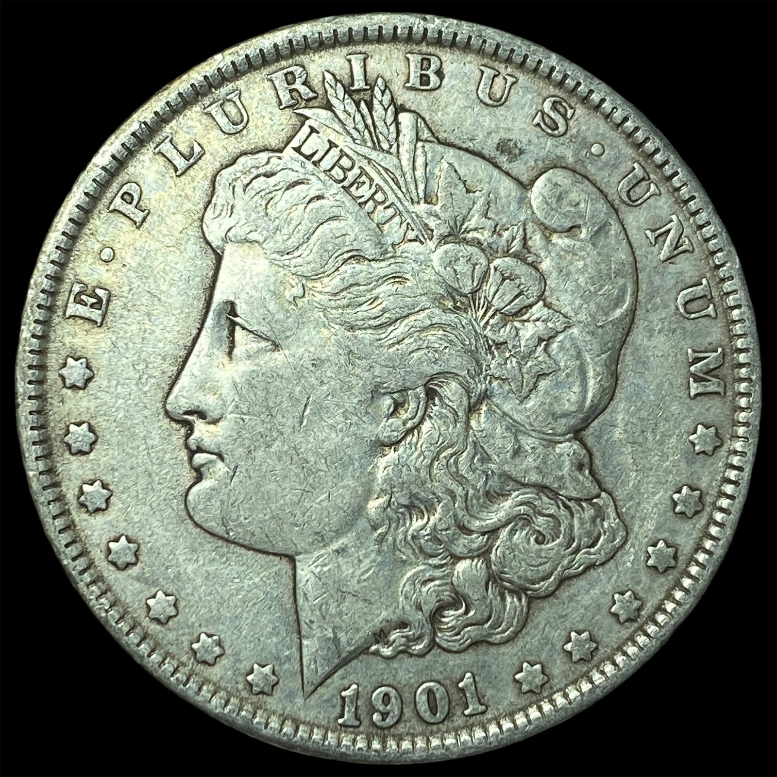 1901 Morgan Silver Dollar LIGHTLY CIRCULATED: 1901 Morgan Silver Dollar LIGHTLY CIRCULATED