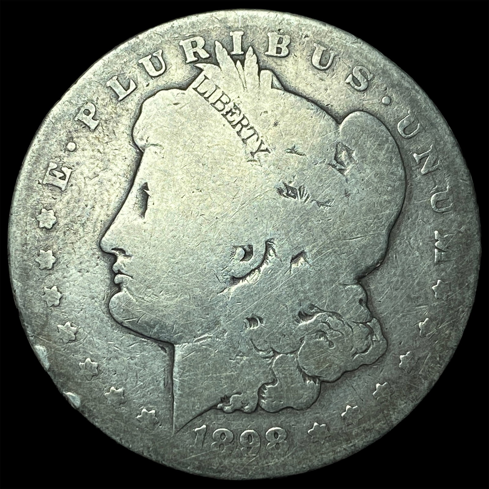 1898 Morgan Silver Dollar LIGHTLY CIRCULATED: 1898 Morgan Silver Dollar LIGHTLY CIRCULATED