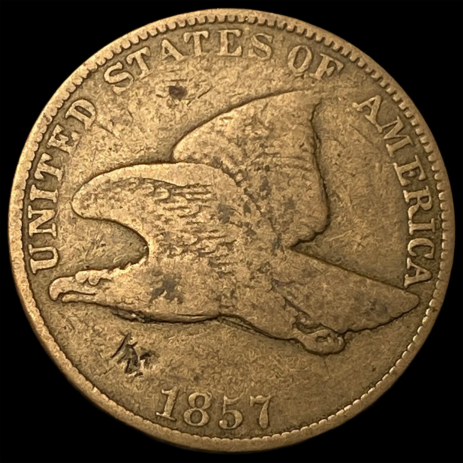 1857 Flying Eagle Cent LIGHTLY CIRCULATED: 1857 Flying Eagle Cent LIGHTLY CIRCULATED
