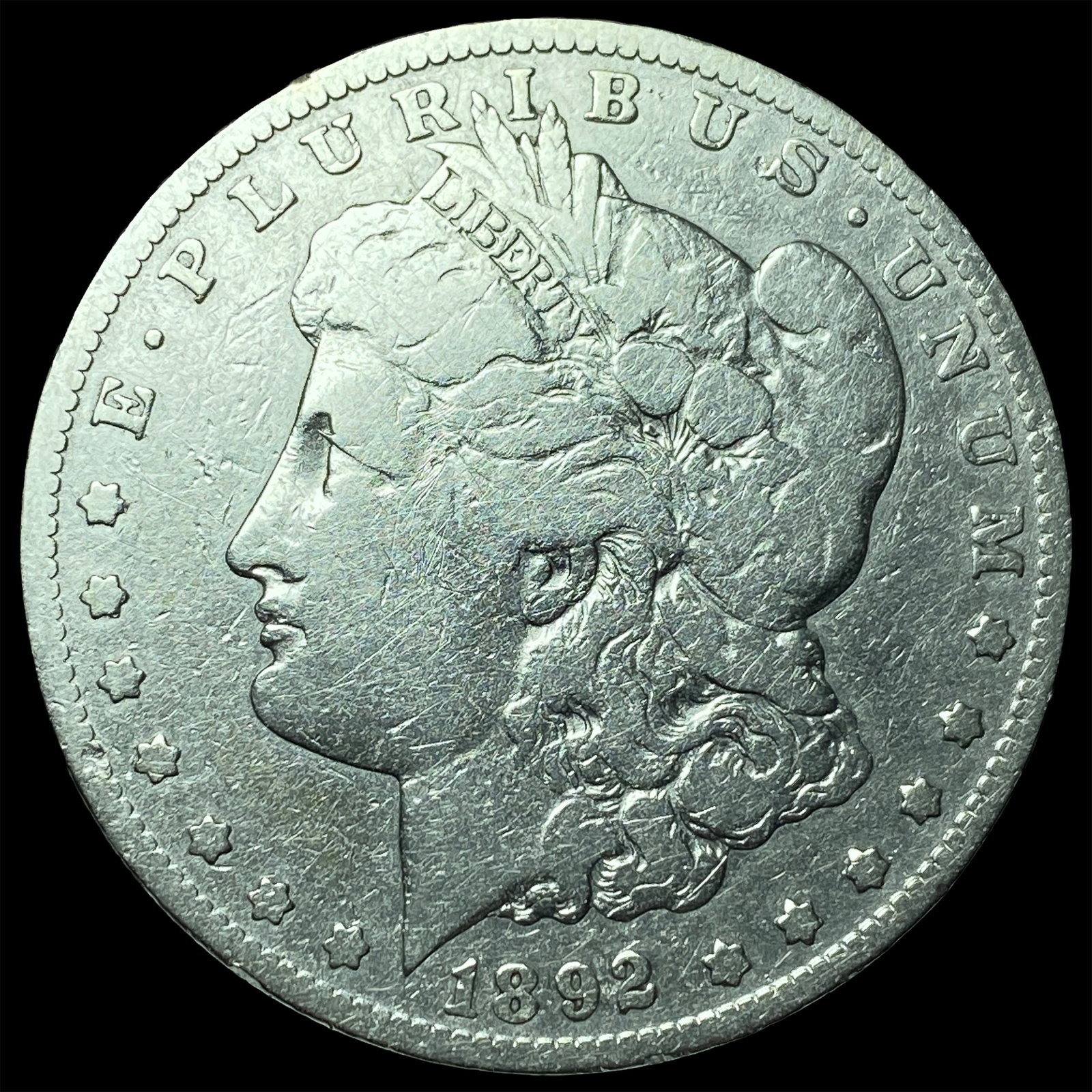 1892-S Morgan Silver Dollar LIGHTLY CIRCULATED: 1892-S Morgan Silver Dollar LIGHTLY CIRCULATED