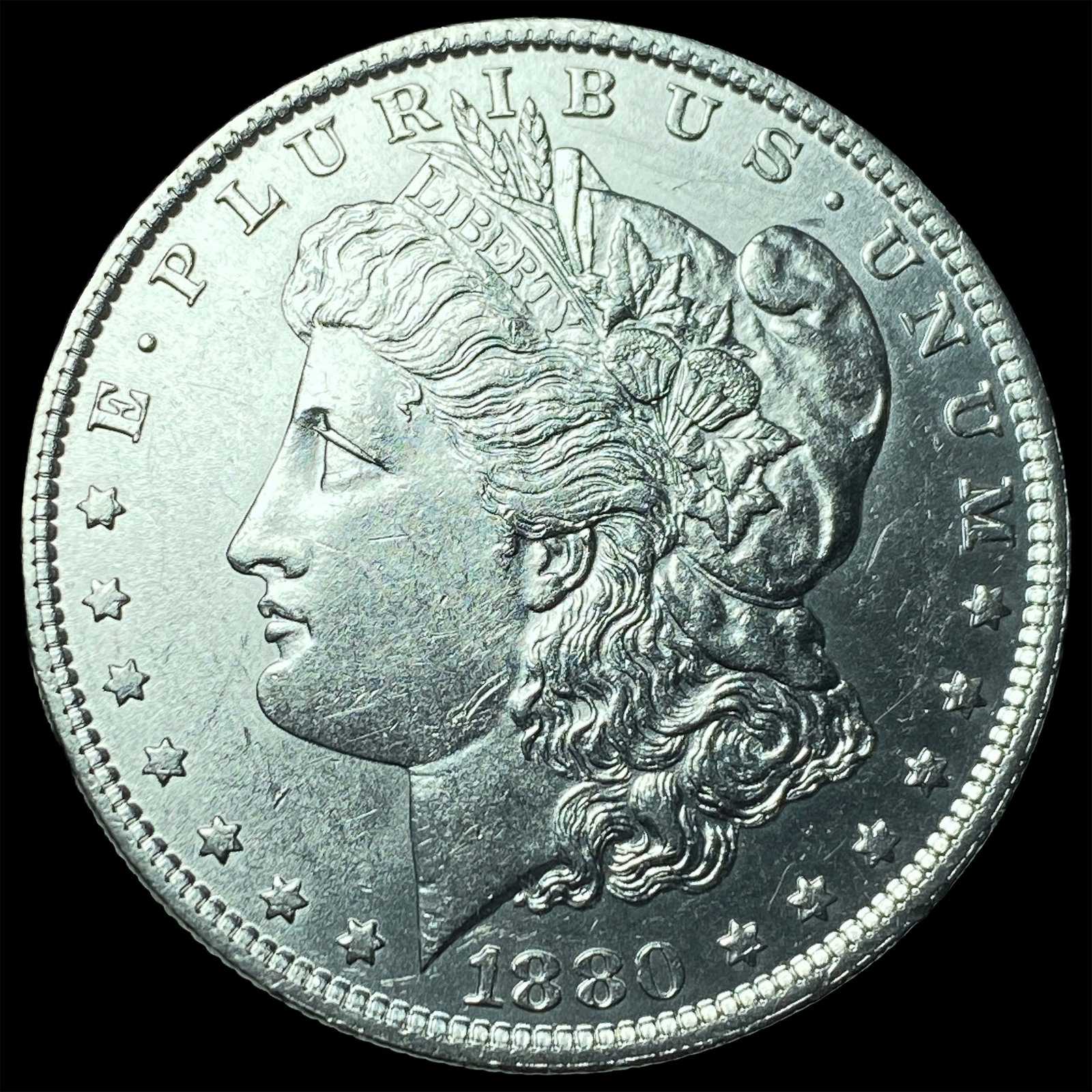 1880-S Silver Morgan Dollar UNCIRCULATED: 1880-S Silver Morgan Dollar UNCIRCULATED