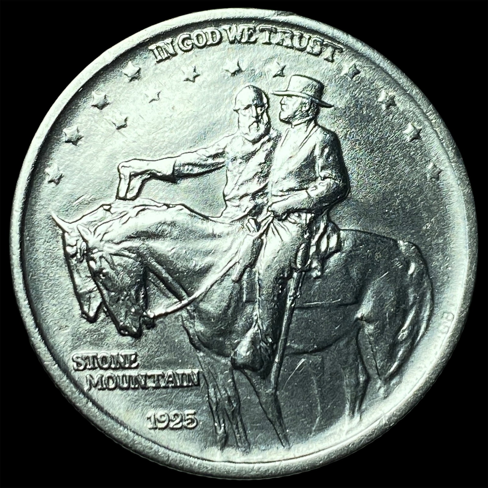 1925 Silver Stone Mountain Half Dollar UNCIRCULATED (1 of 2)