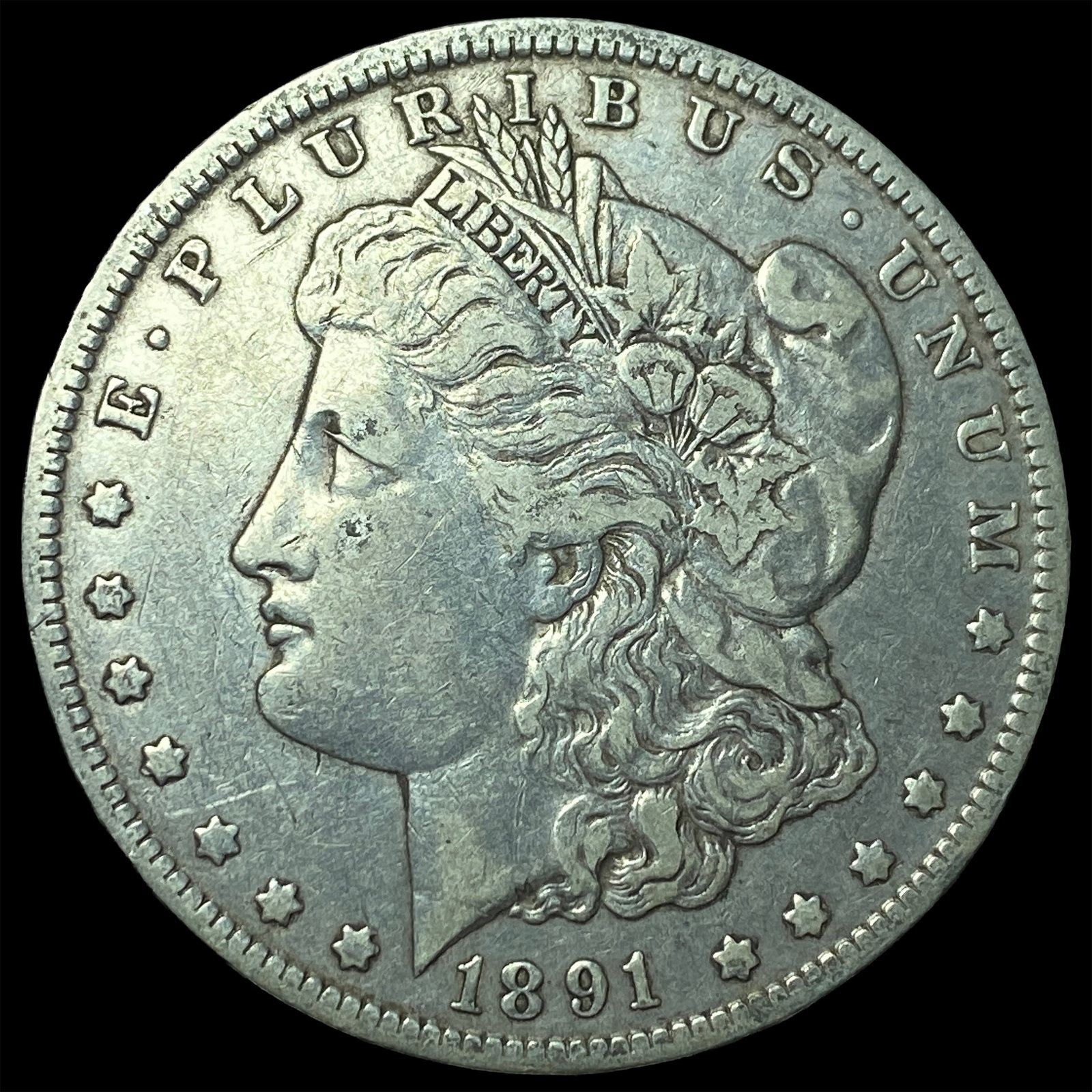 1891-O Silver Morgan Dollar LIGHTLY CIRCULATED: 1891-O Silver Morgan Dollar LIGHTLY CIRCULATED